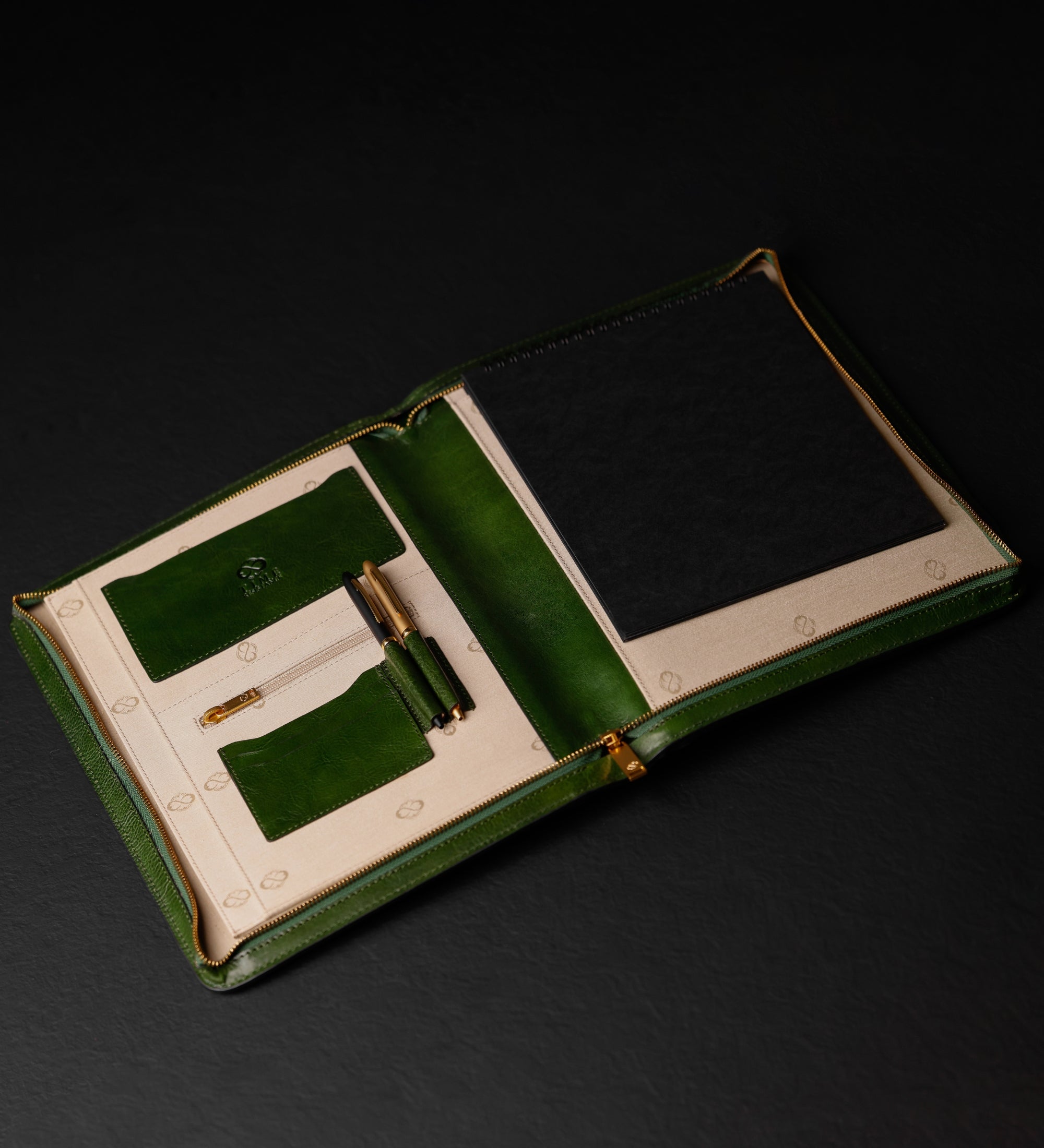 Leren A4 documentenmap organizer - Candide