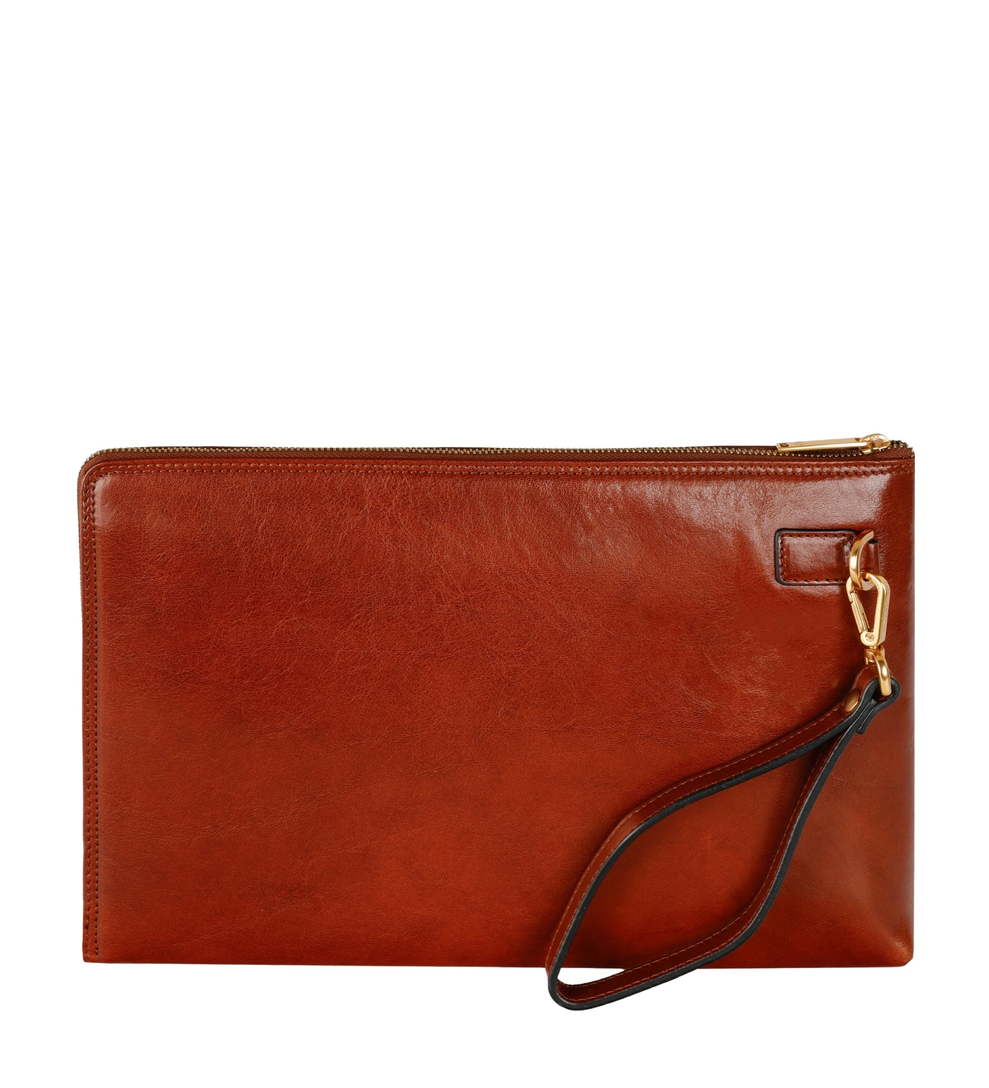 Grote leren clutch compacte handtas voor heren - The Brothers Karamazov