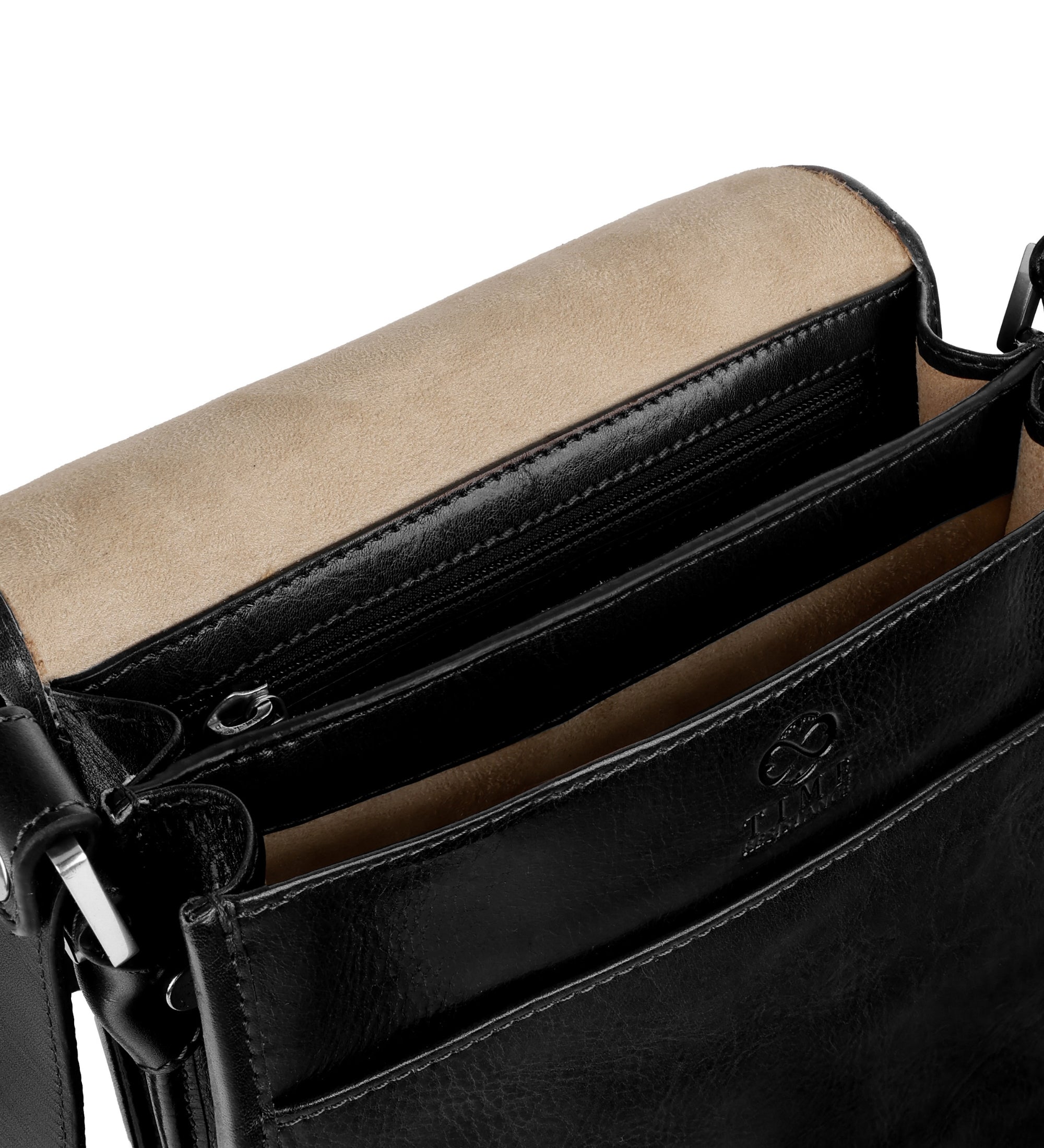 Kleine leren messenger bag - On The Road