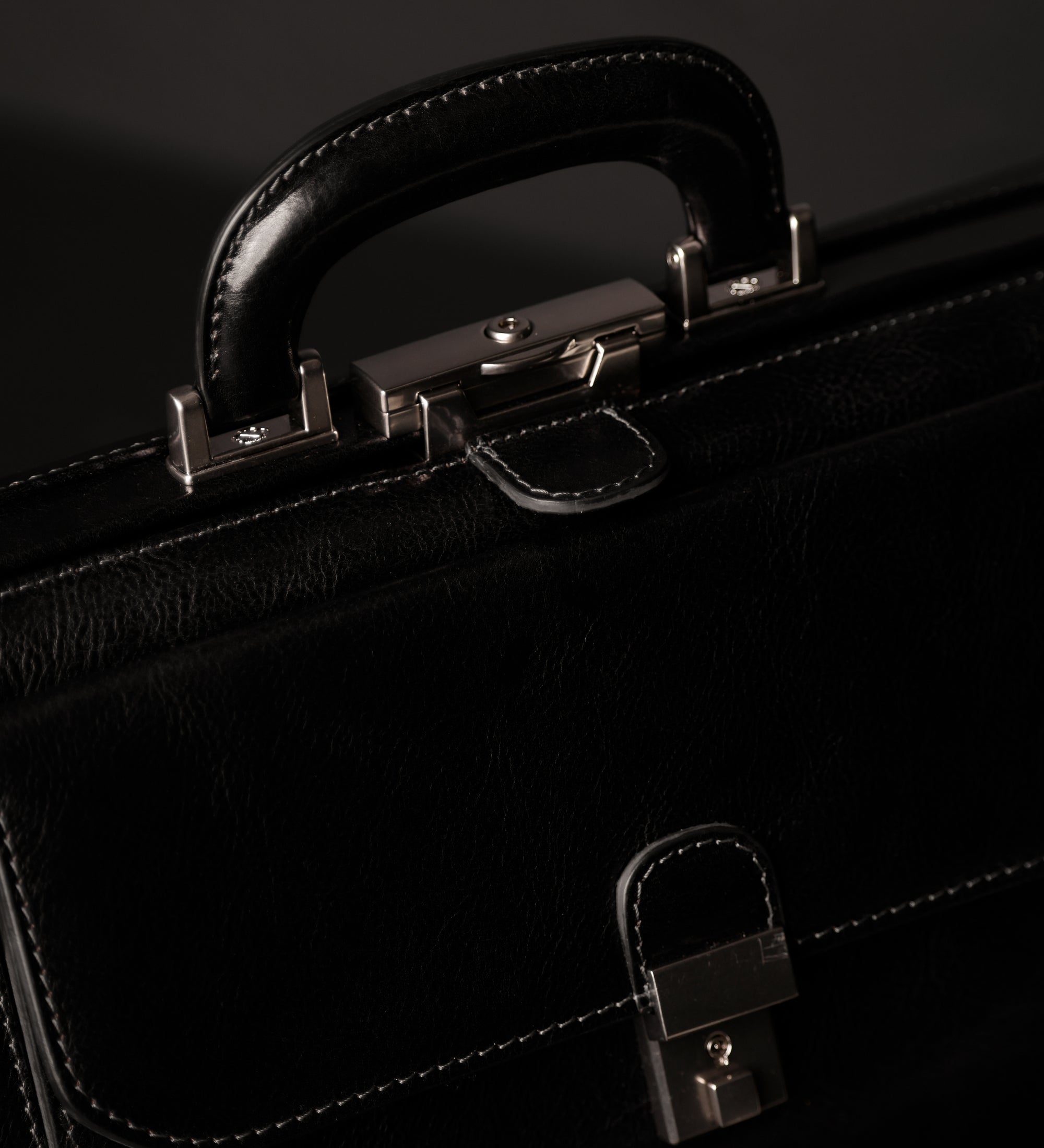 Grote Italiaanse leren dokterstas - Hamlet