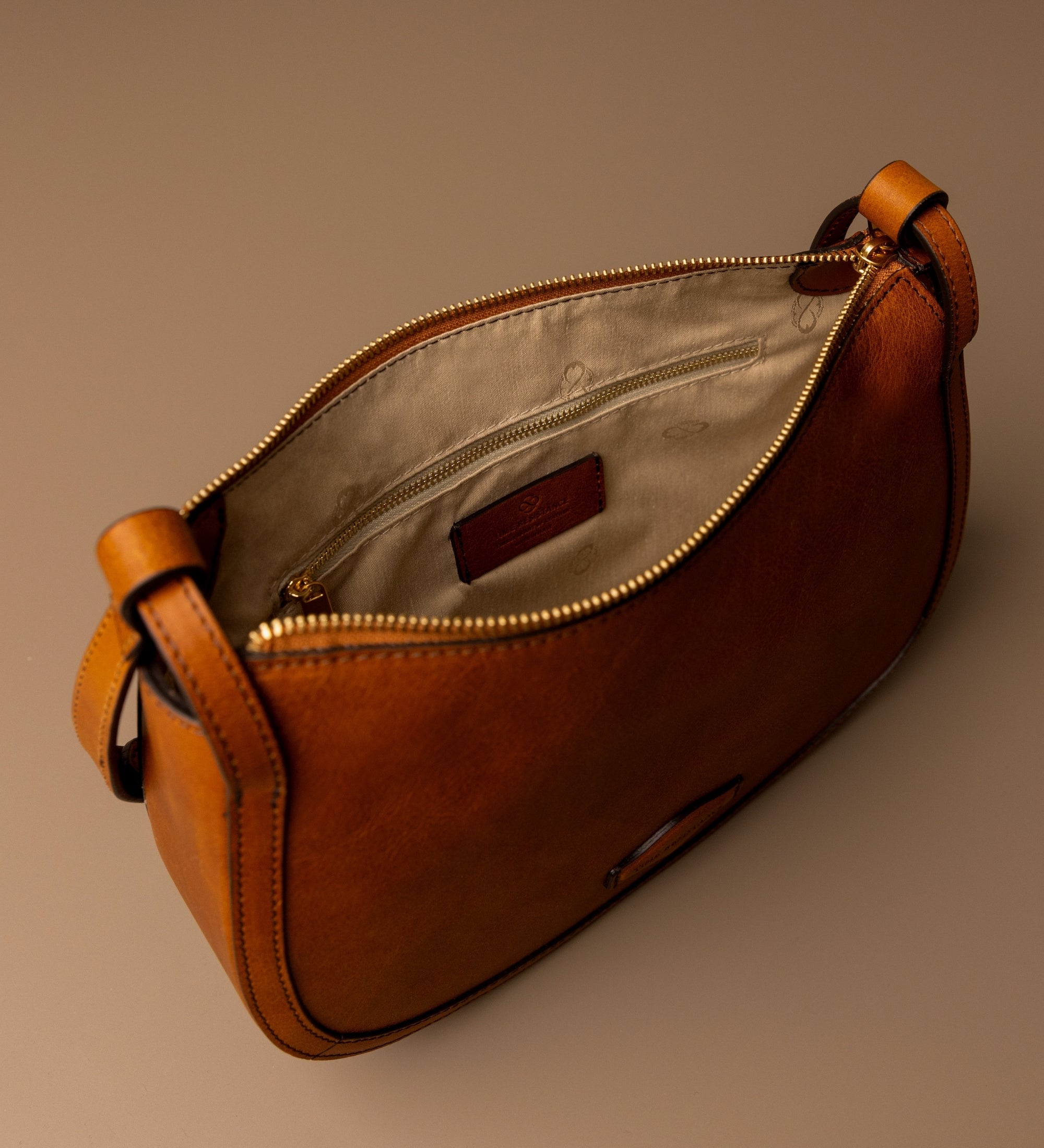 Leren hobotas voor dames - La Noia