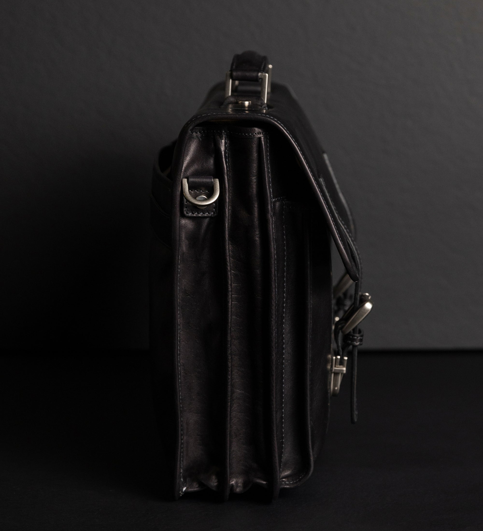 Leren aktetas satchel tas - The Time Machine