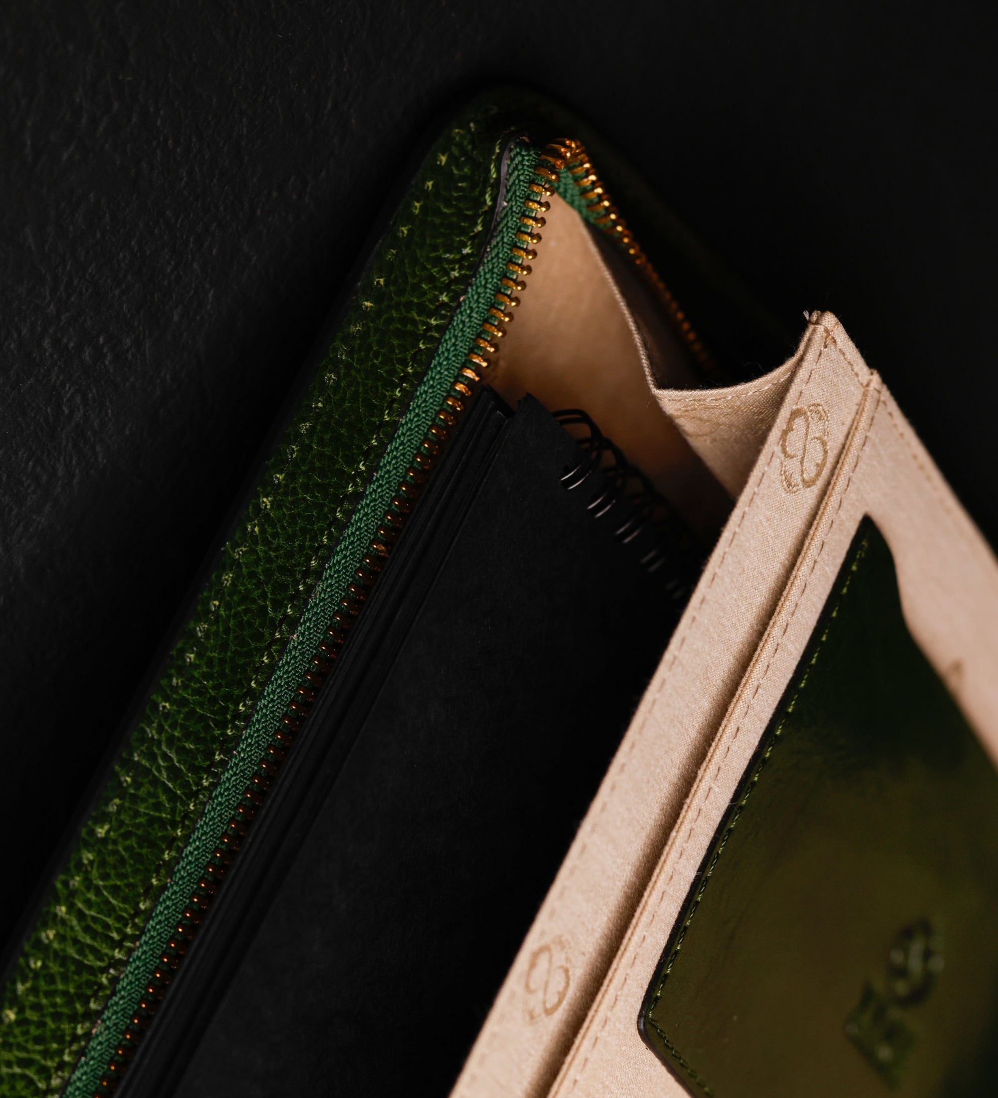 Leren A4 documentenmap organizer - Candide