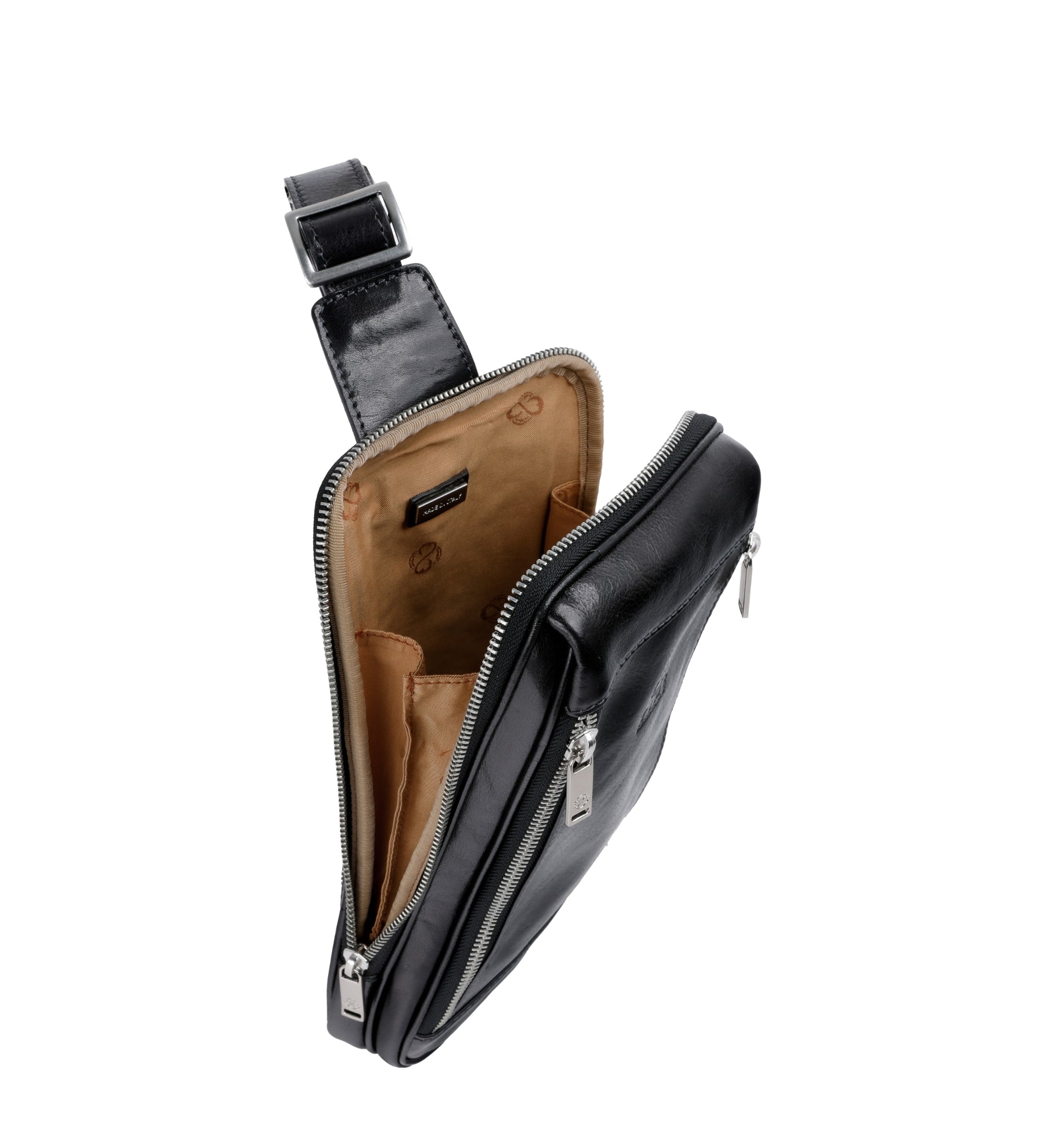 Leren sling bag borsttas - Kim