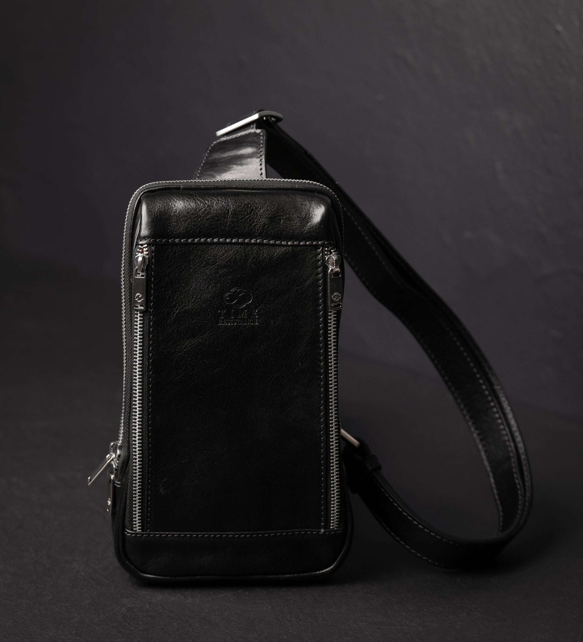 Leren sling bag borsttas - Kim