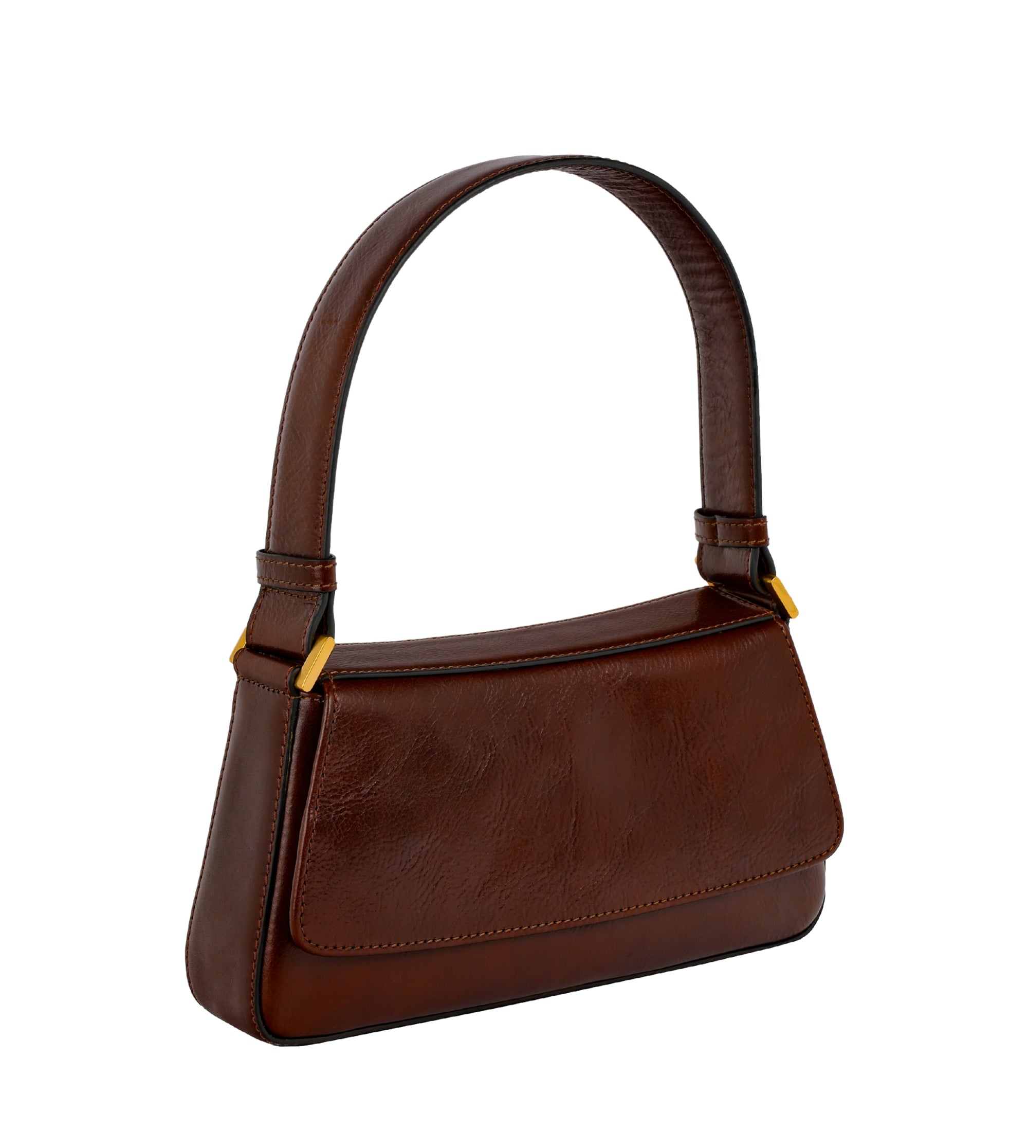 Leren baguette tas voor dames - Bright Lights, Big City