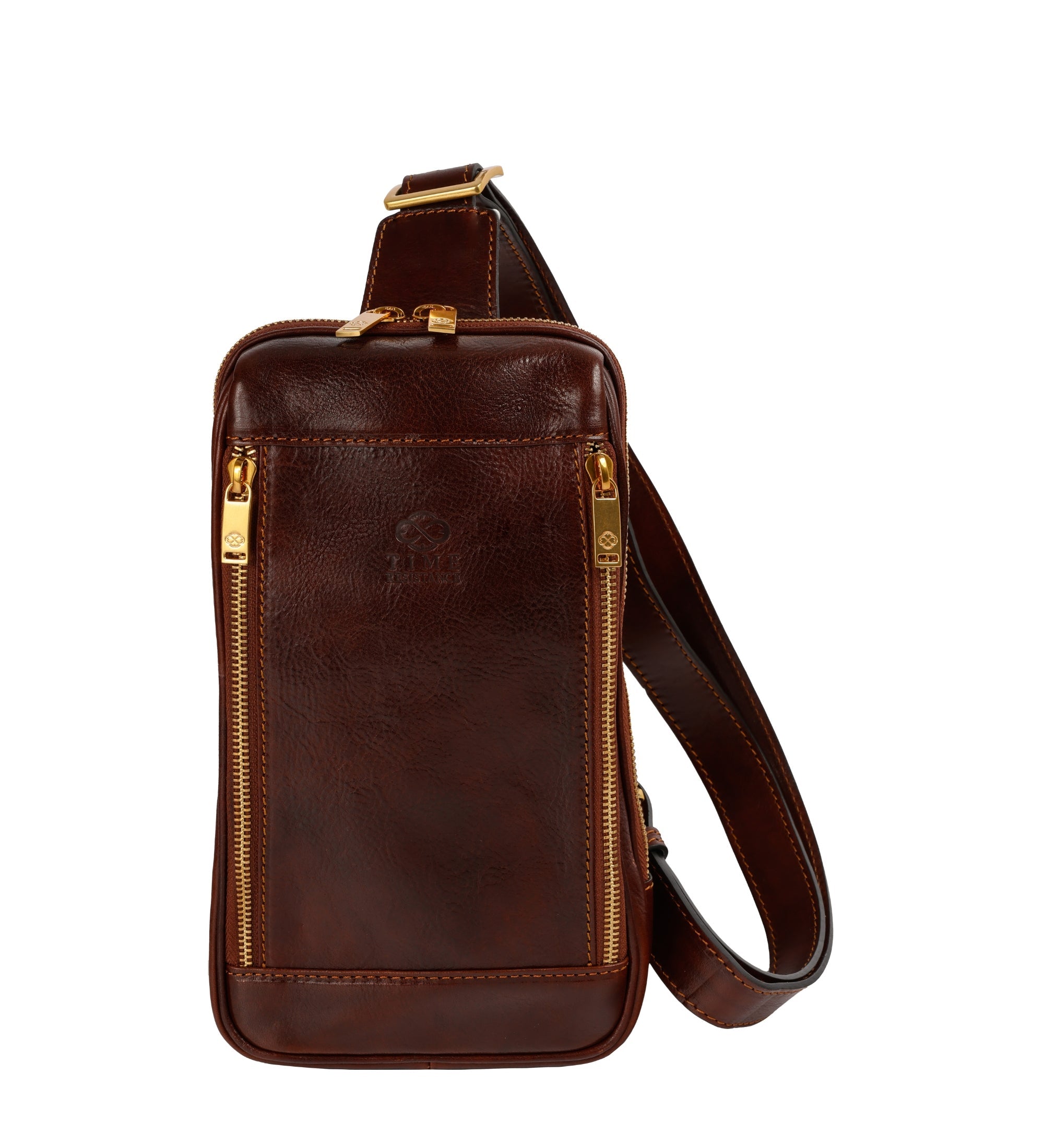 Leren sling bag borsttas - Kim