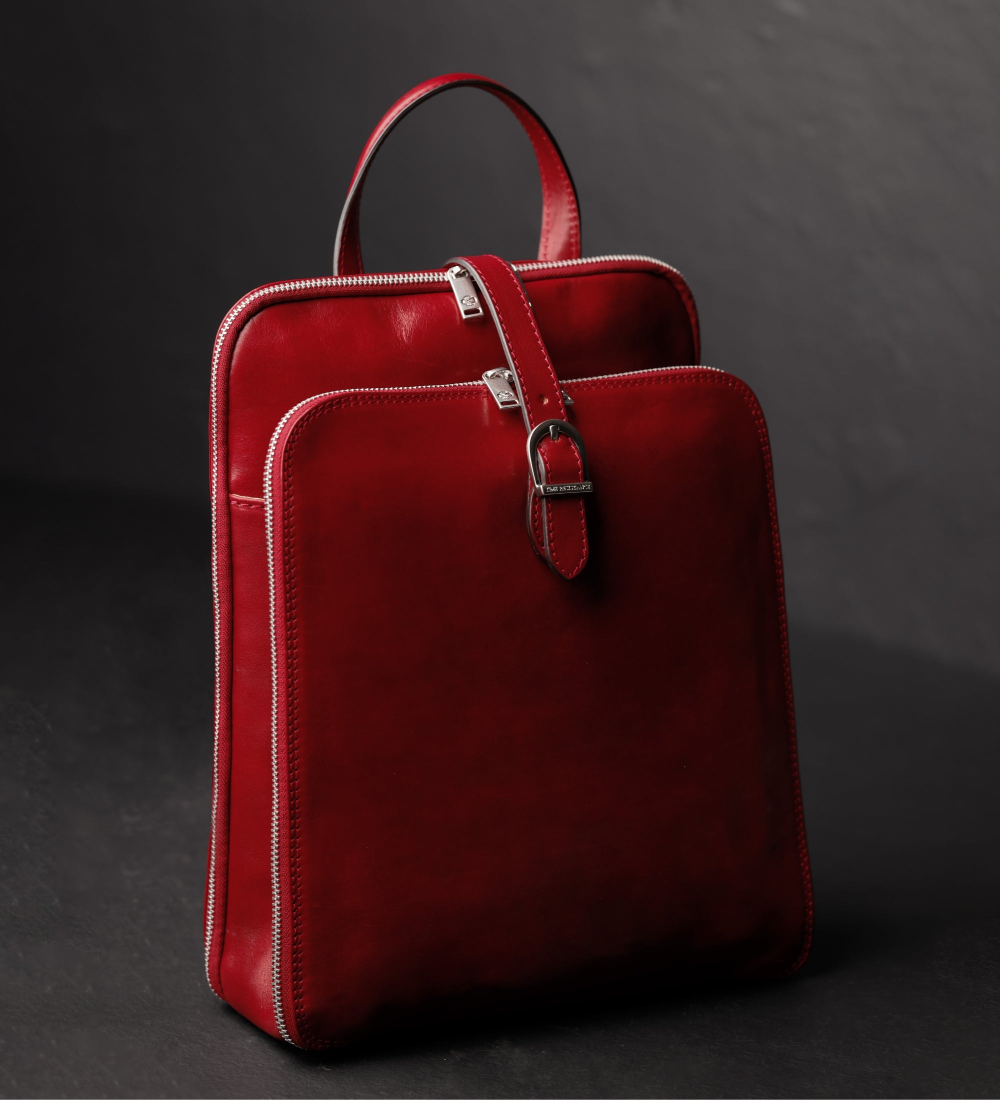 Veelzijdige leren rugtas schoudertas voor dames - Clarissa