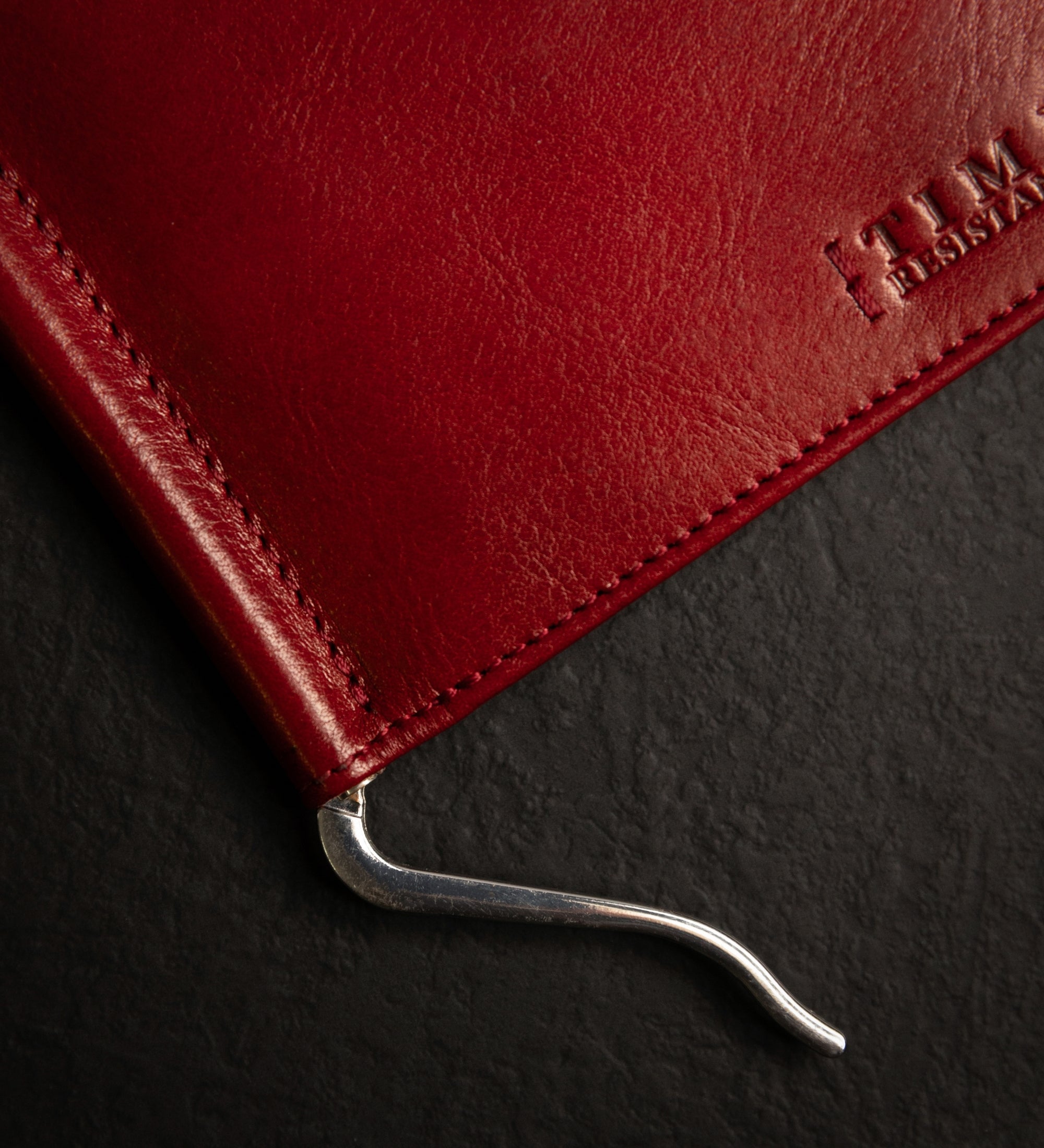 Leren Geldclip Portemonnee - The Outsider