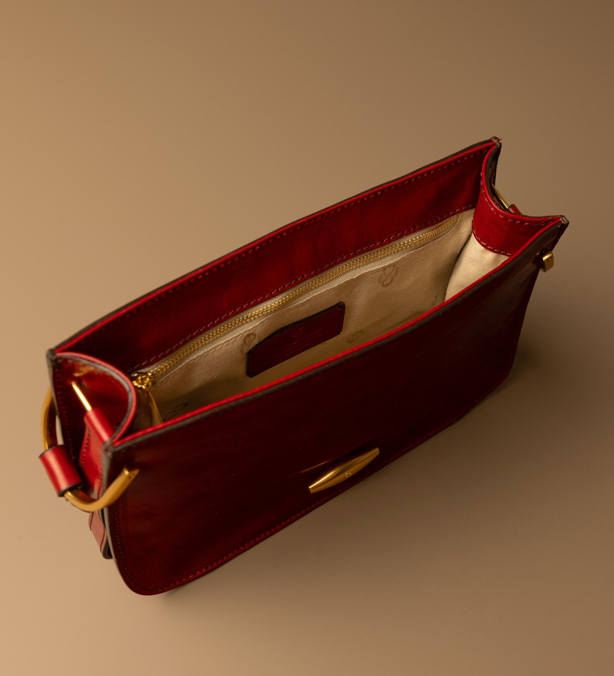 Leren tas met klep voor dames - Possession