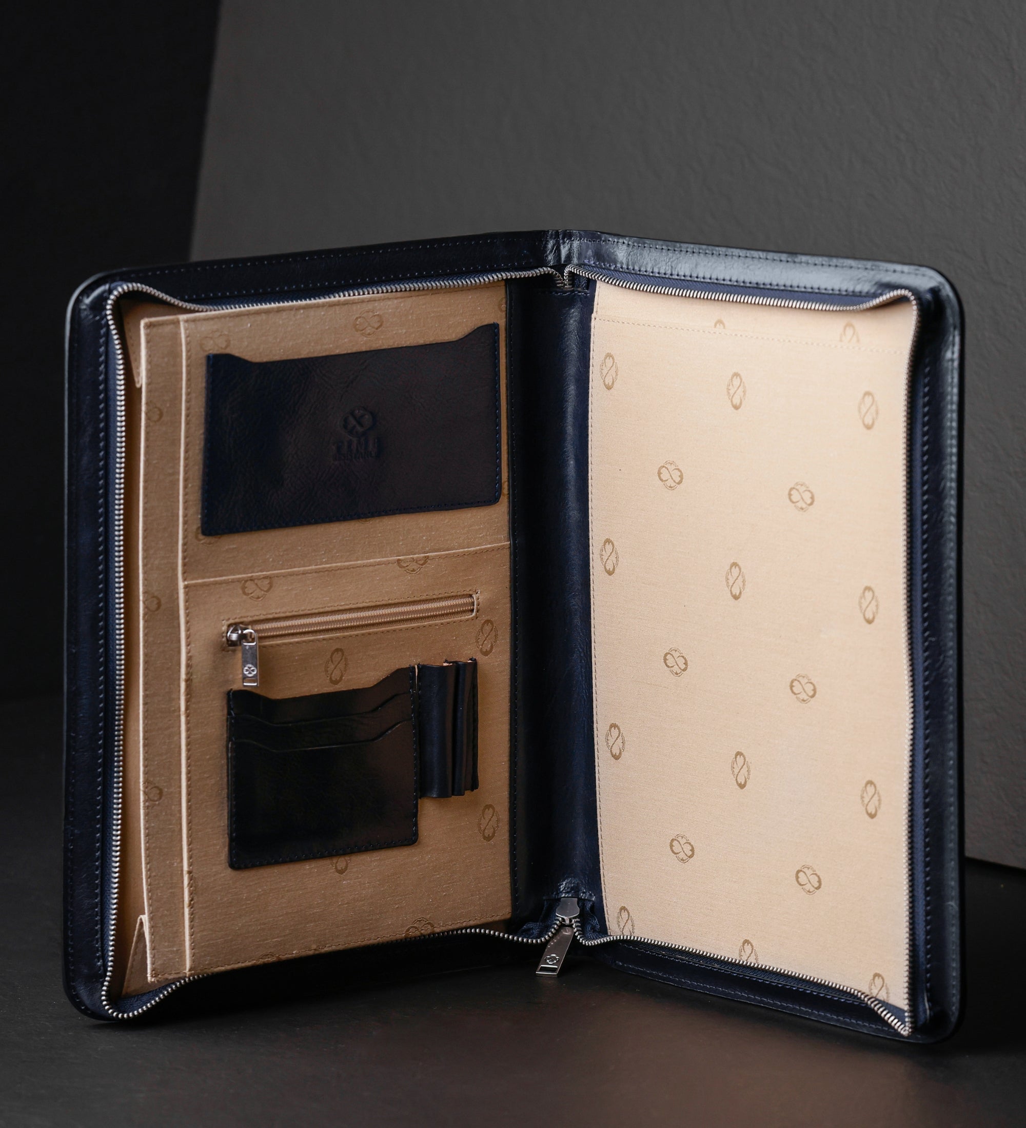 Leren A4 documentenmap organizer - Candide