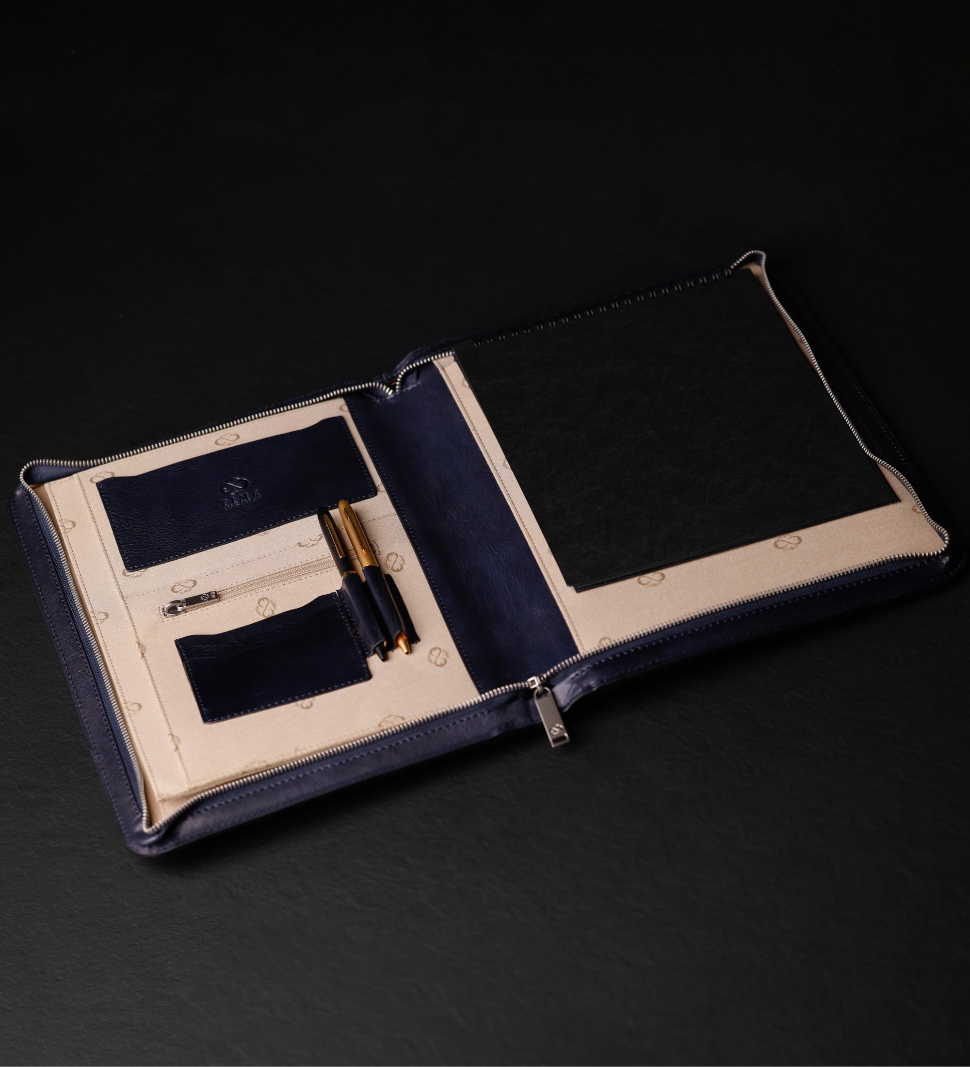 Leren A4 documentenmap organizer - Candide