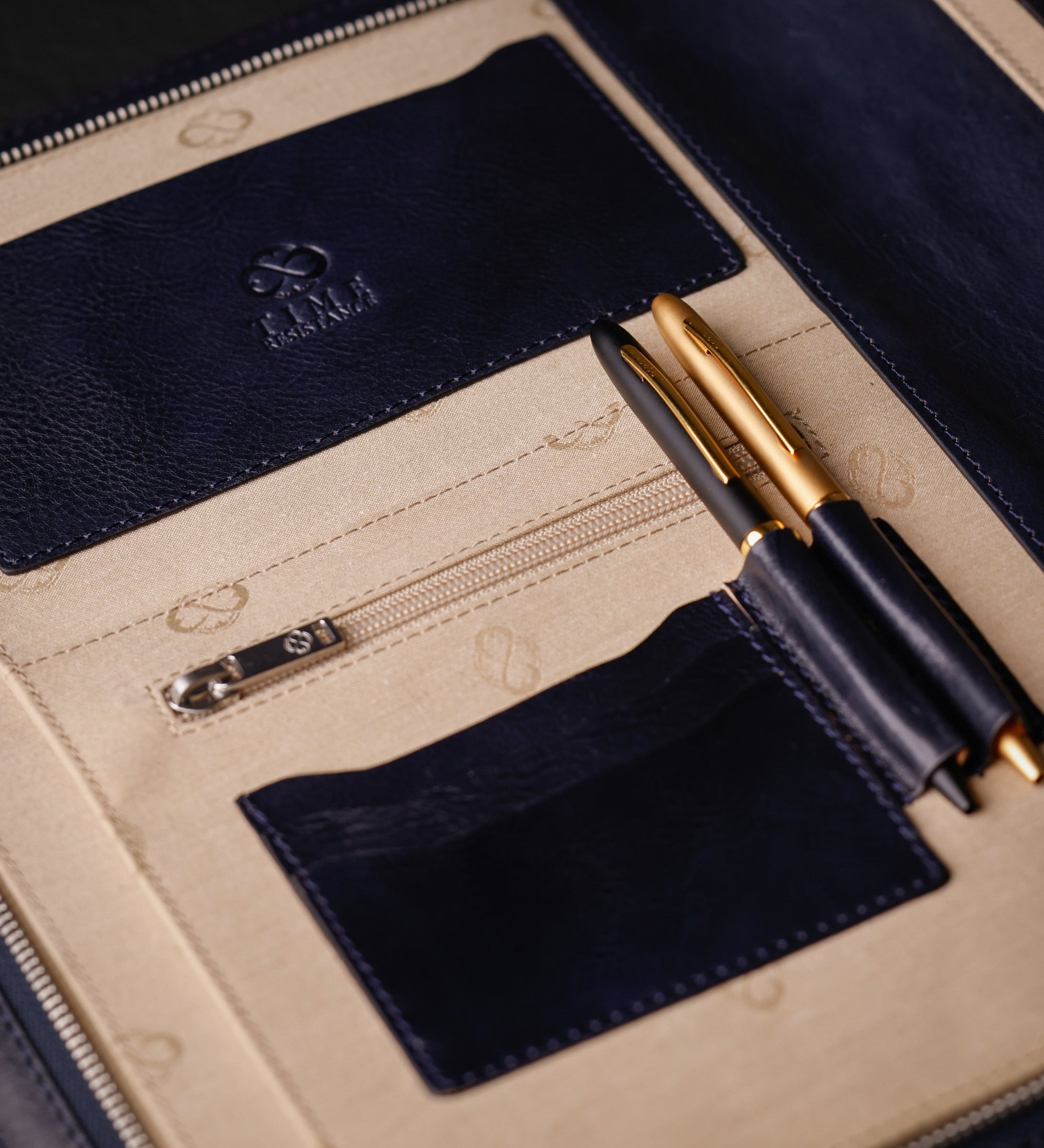 Leren A4 documentenmap organizer - Candide