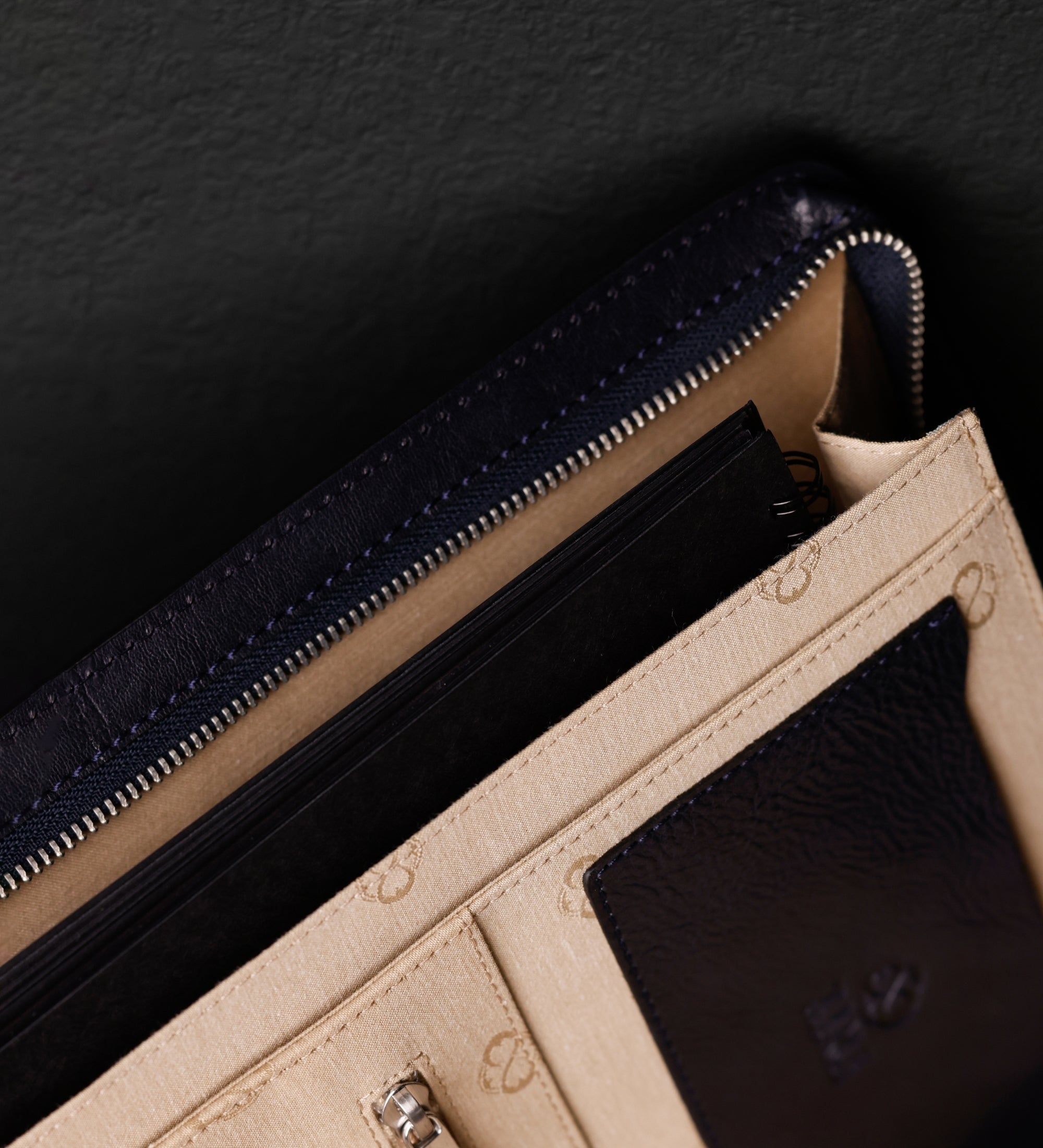 Leren A4 documentenmap organizer - Candide