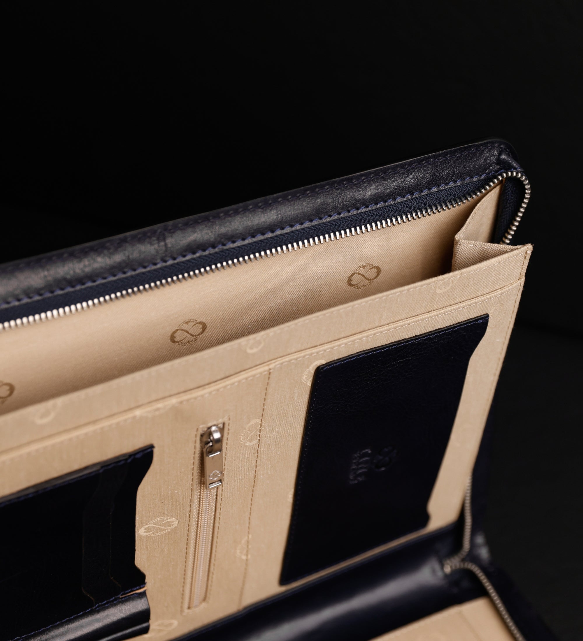 Leren A4 documentenmap organizer - Candide