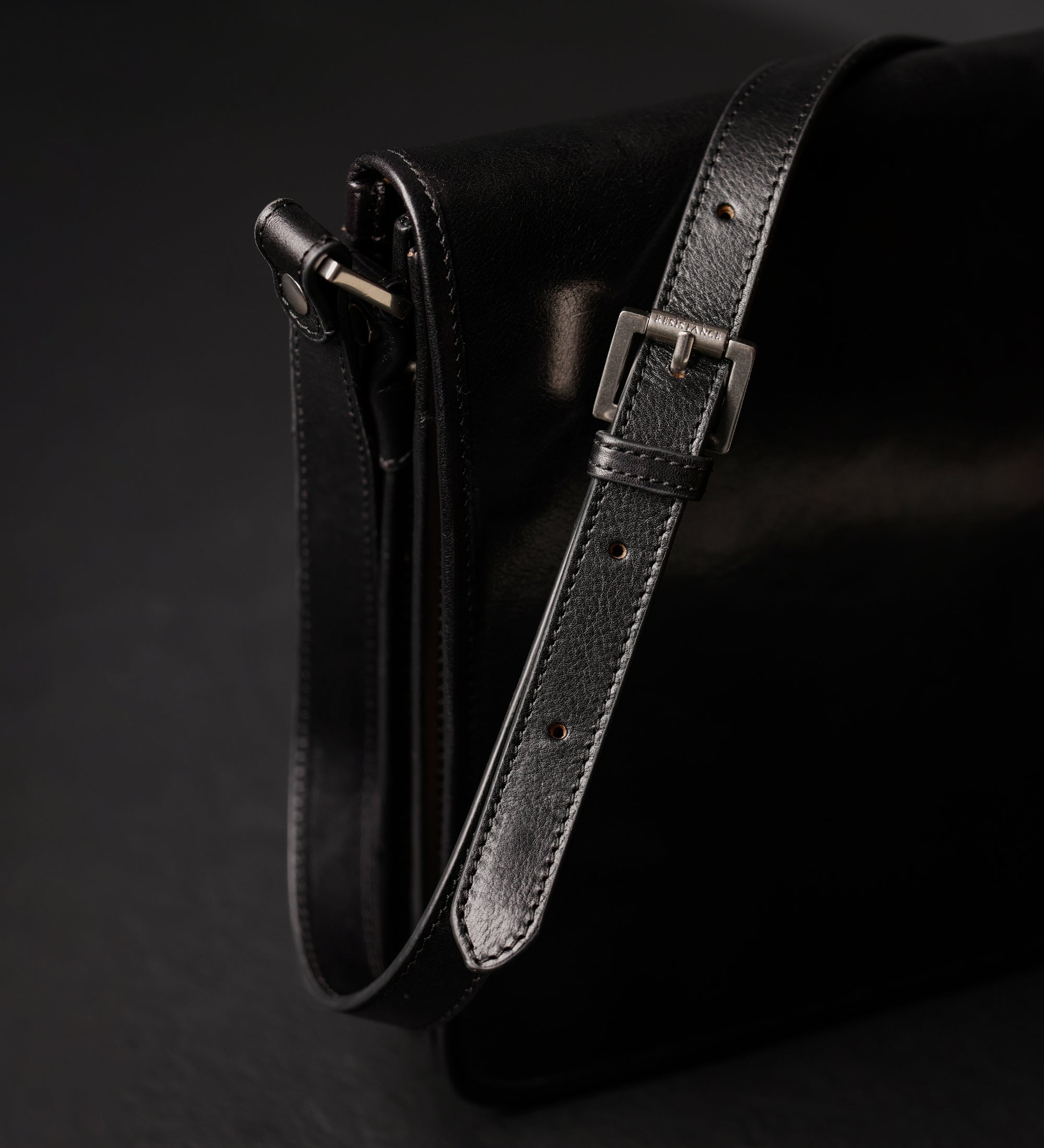 Kleine leren messenger bag - On The Road