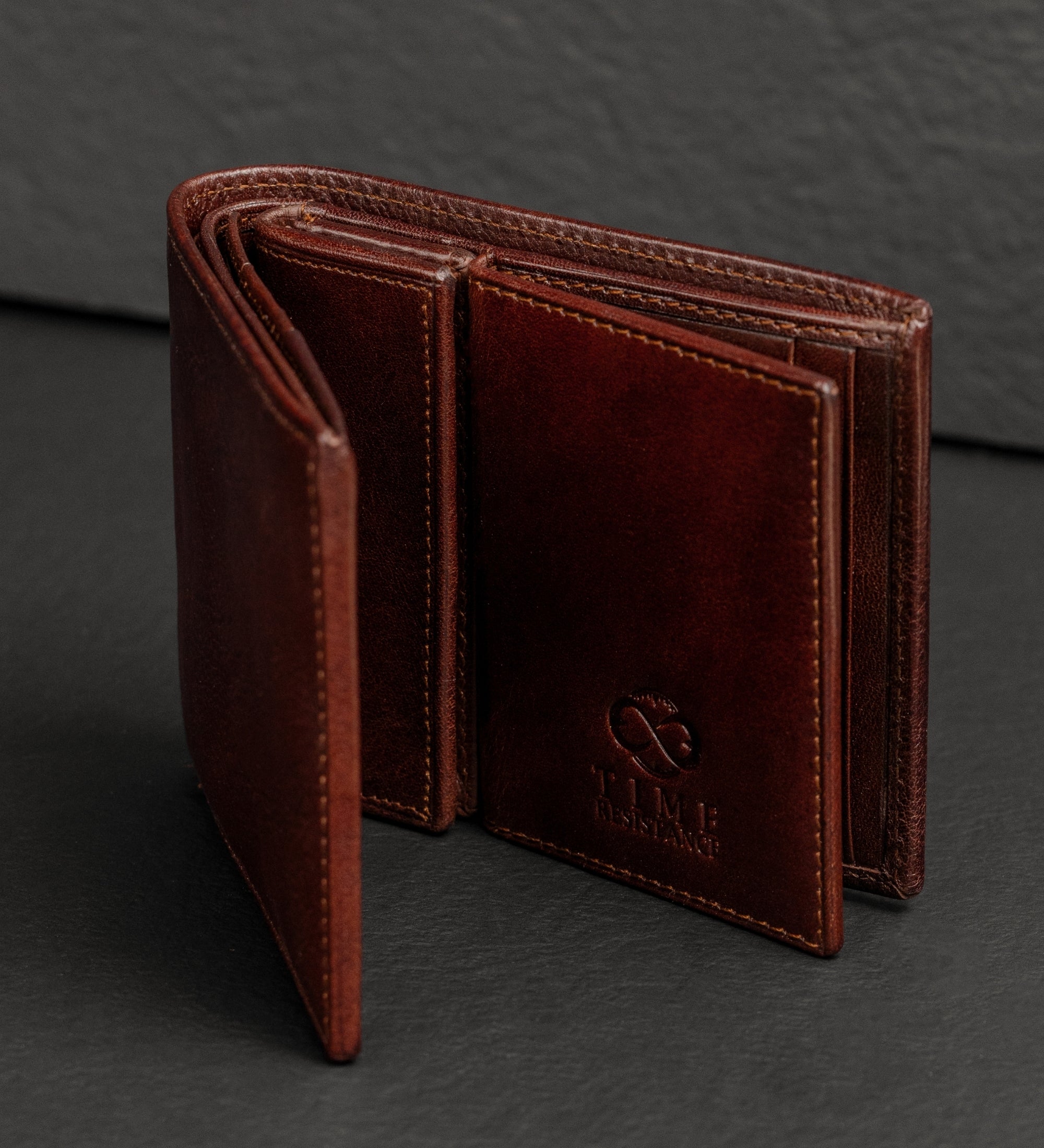 Leren bifold portemonnee - Daniel