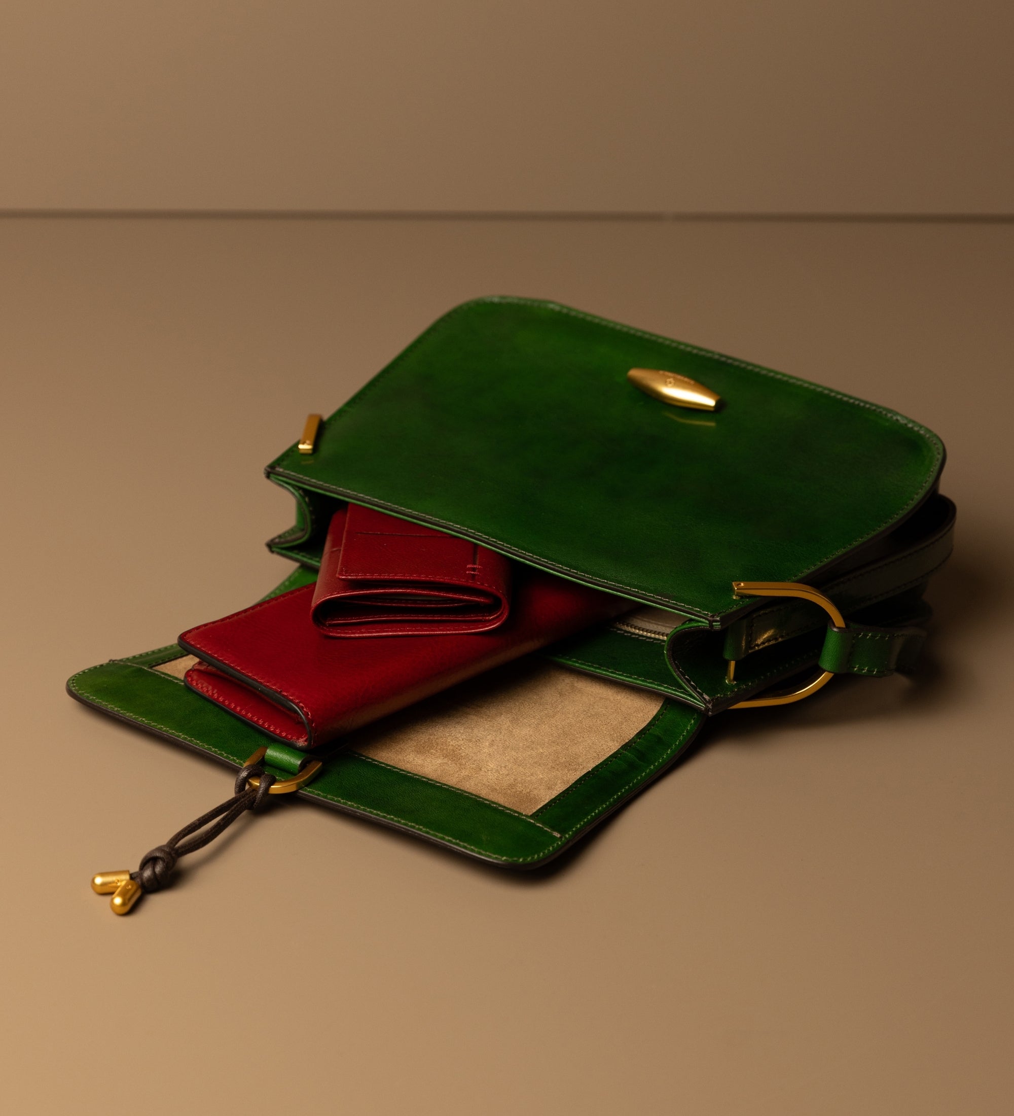 Leren tas met klep voor dames - Possession