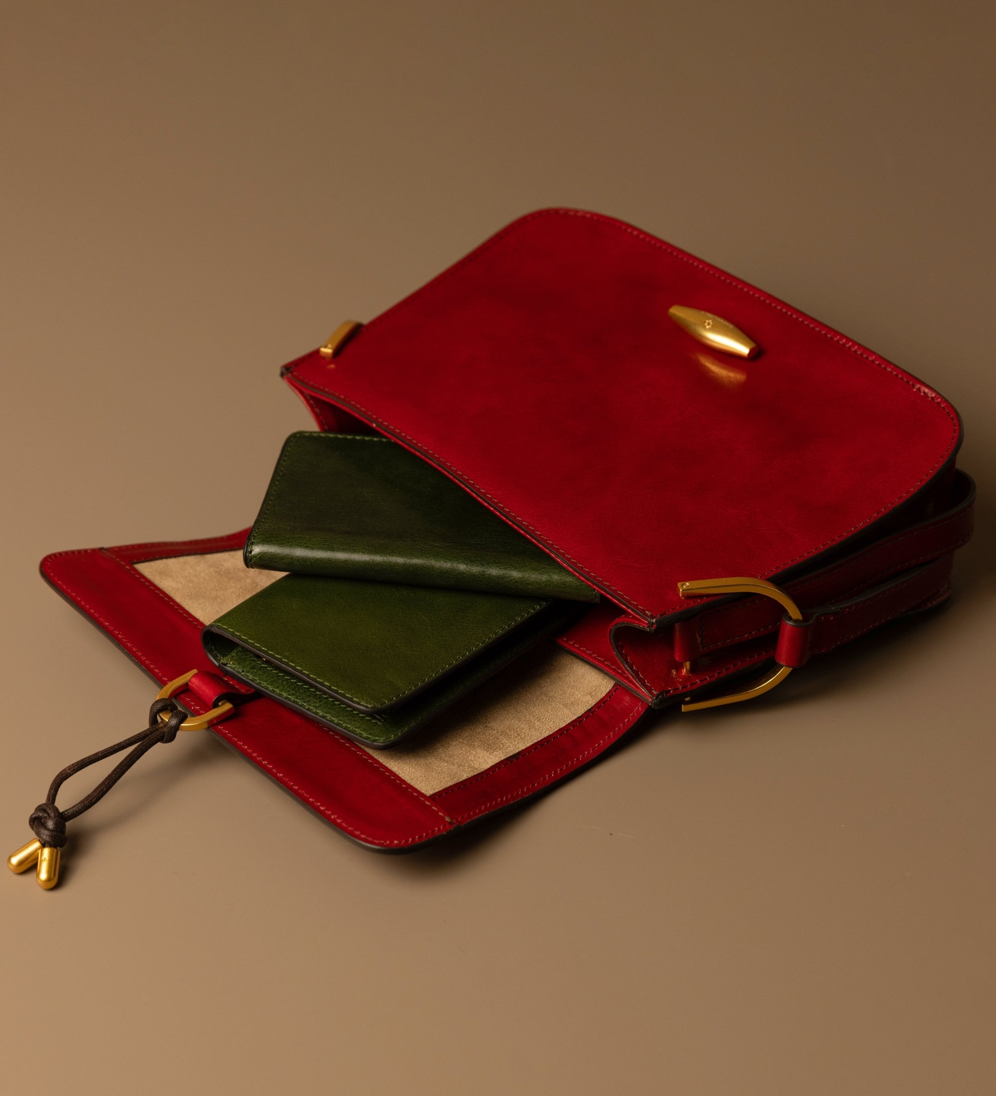 Leren tas met klep voor dames - Possession