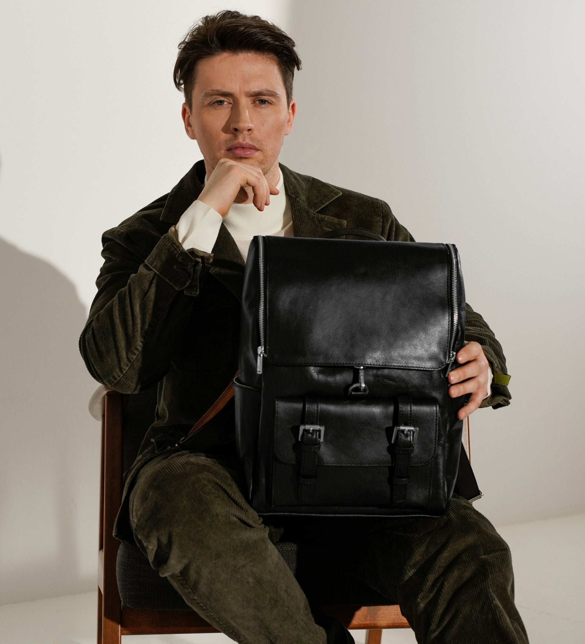 Grote leren rugtas - The Odyssey