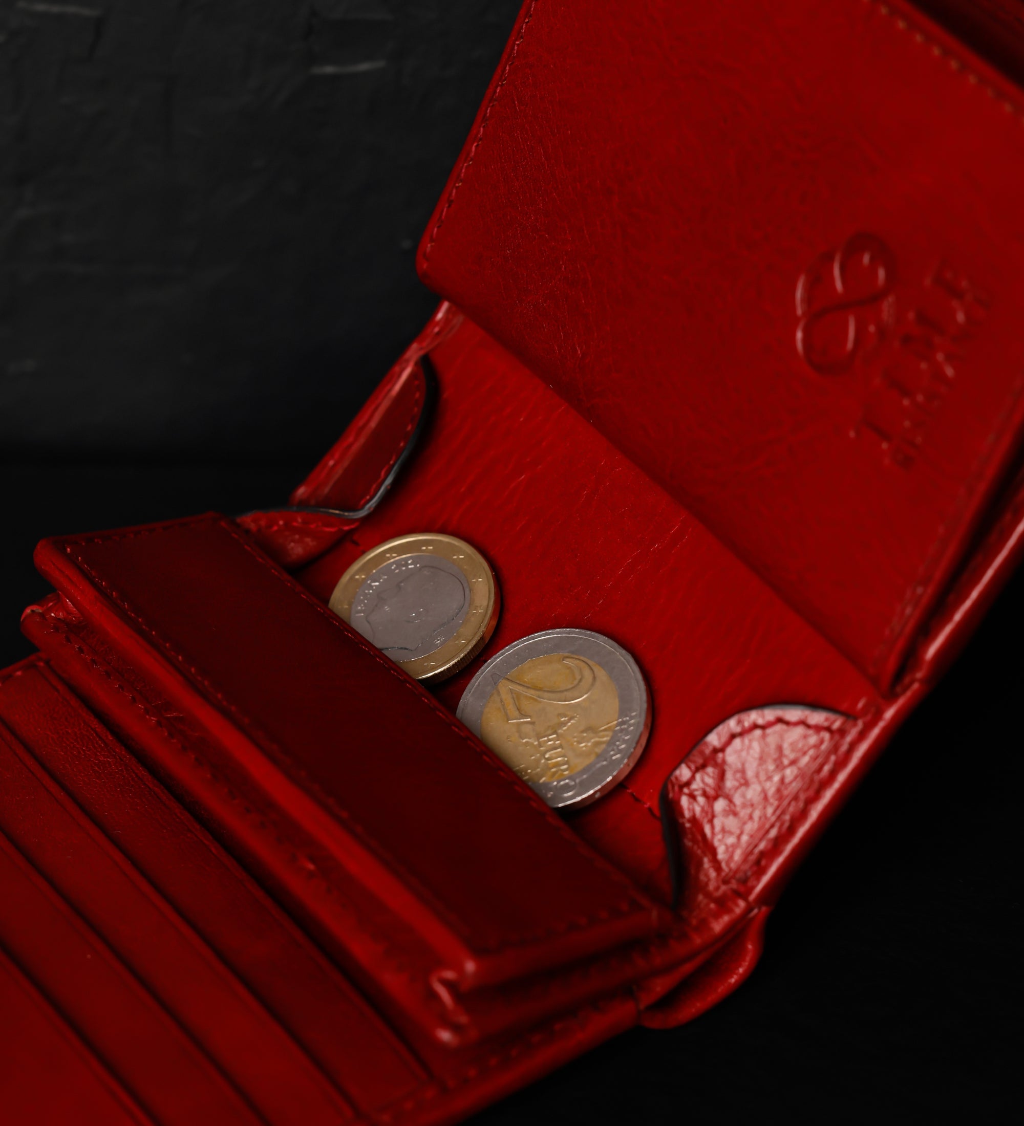 Leren bifold portemonnee - Daniel