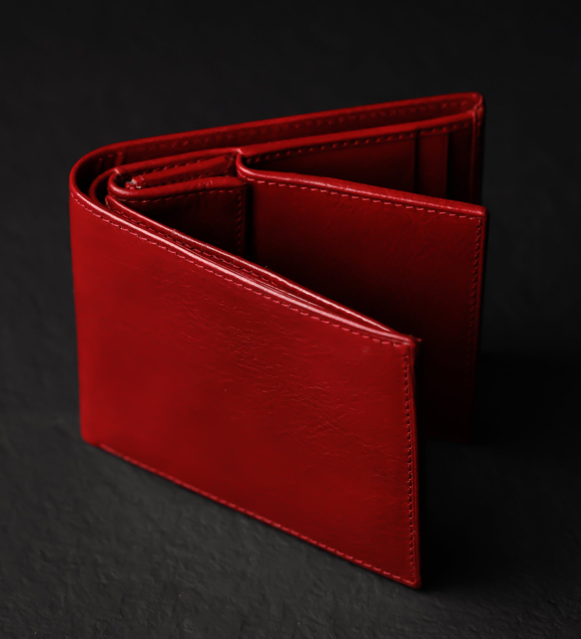 Leren bifold portemonnee - Daniel