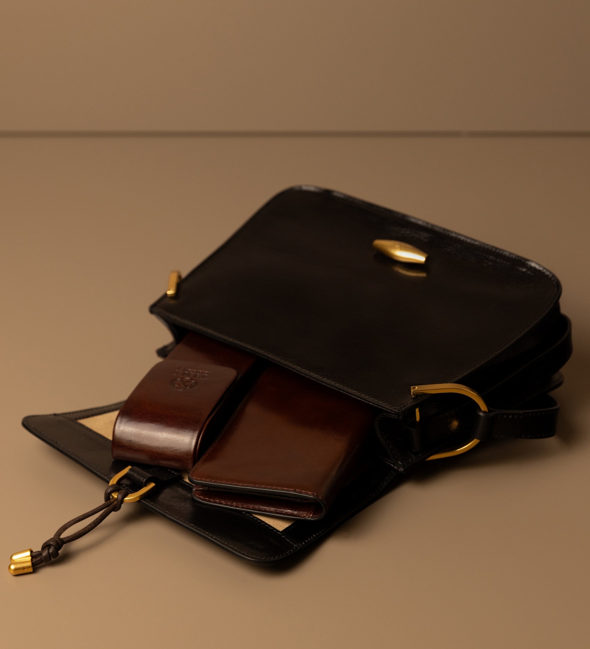 Leren tas met klep voor dames - Possession