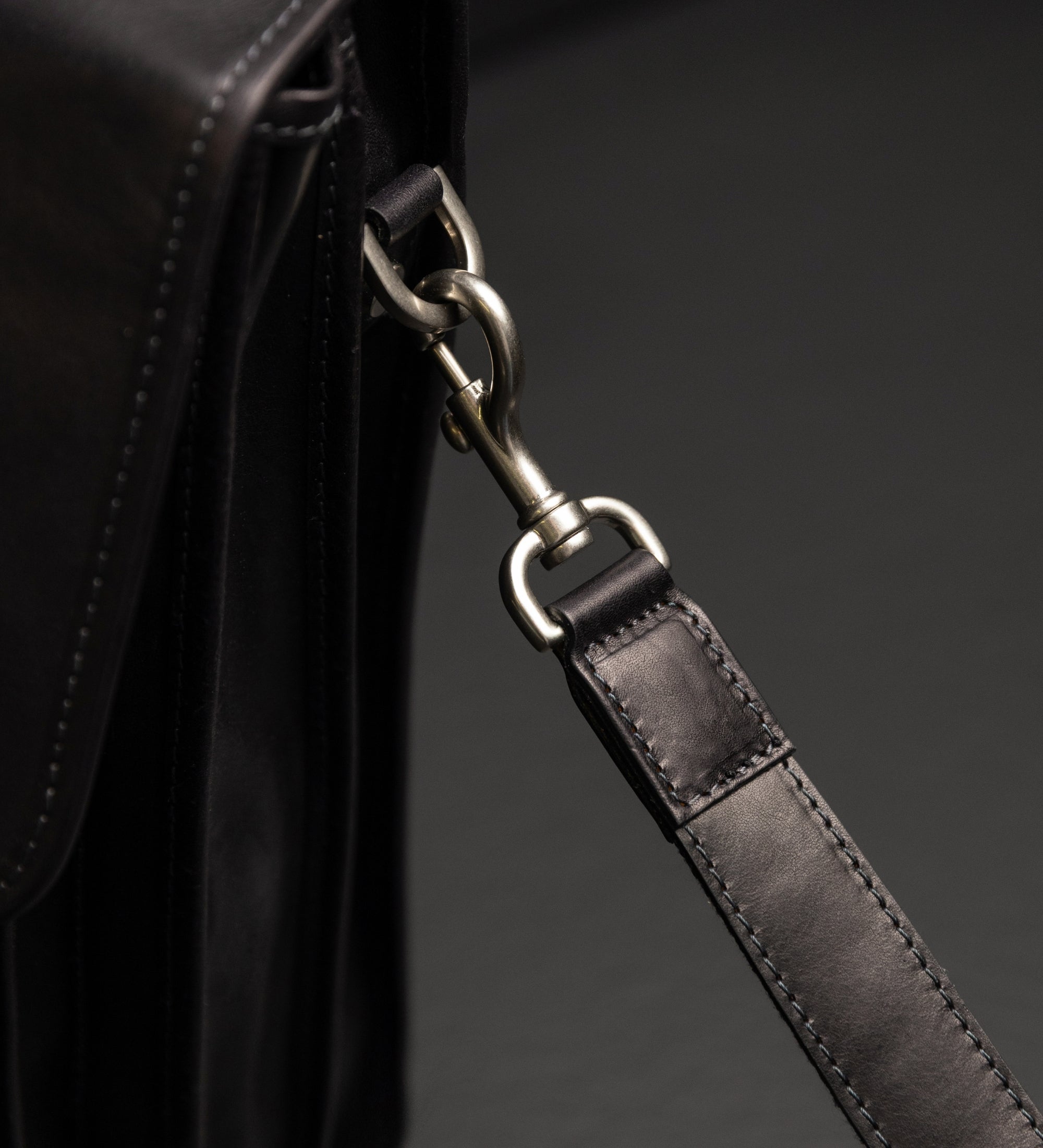 Leren aktetas satchel tas - The Time Machine