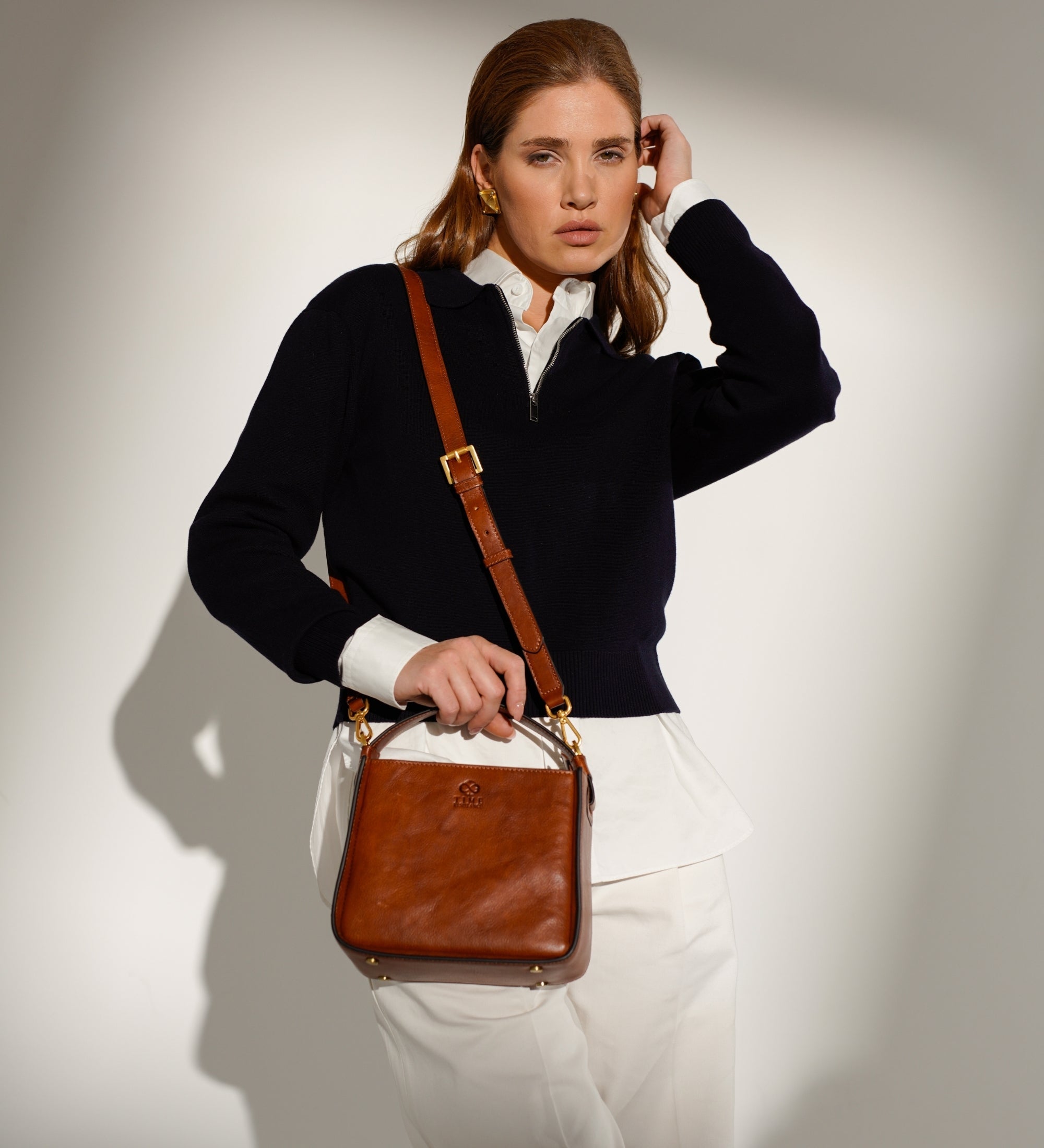 Leren handtas draagtas voor dames - Alms for Oblivion