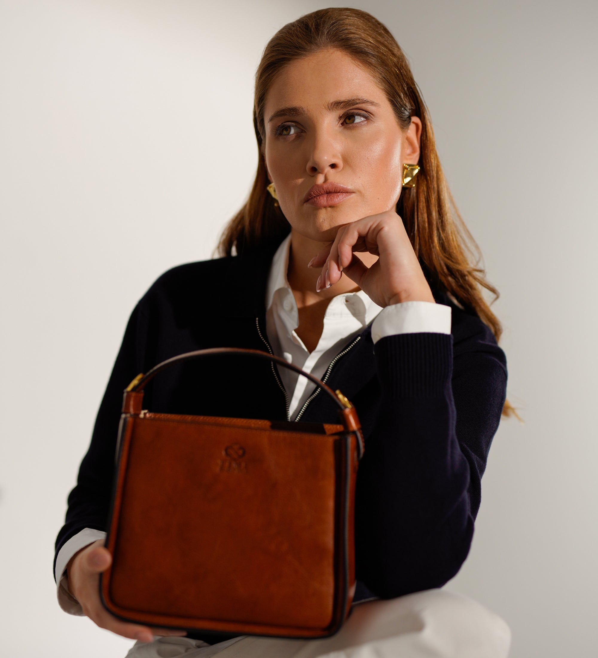 Leren handtas draagtas voor dames - Alms for Oblivion