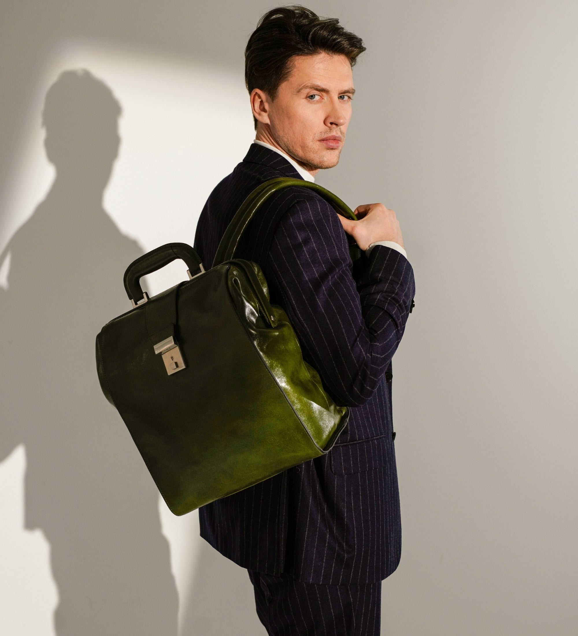 Leren rugtas - A Brief Story of Time