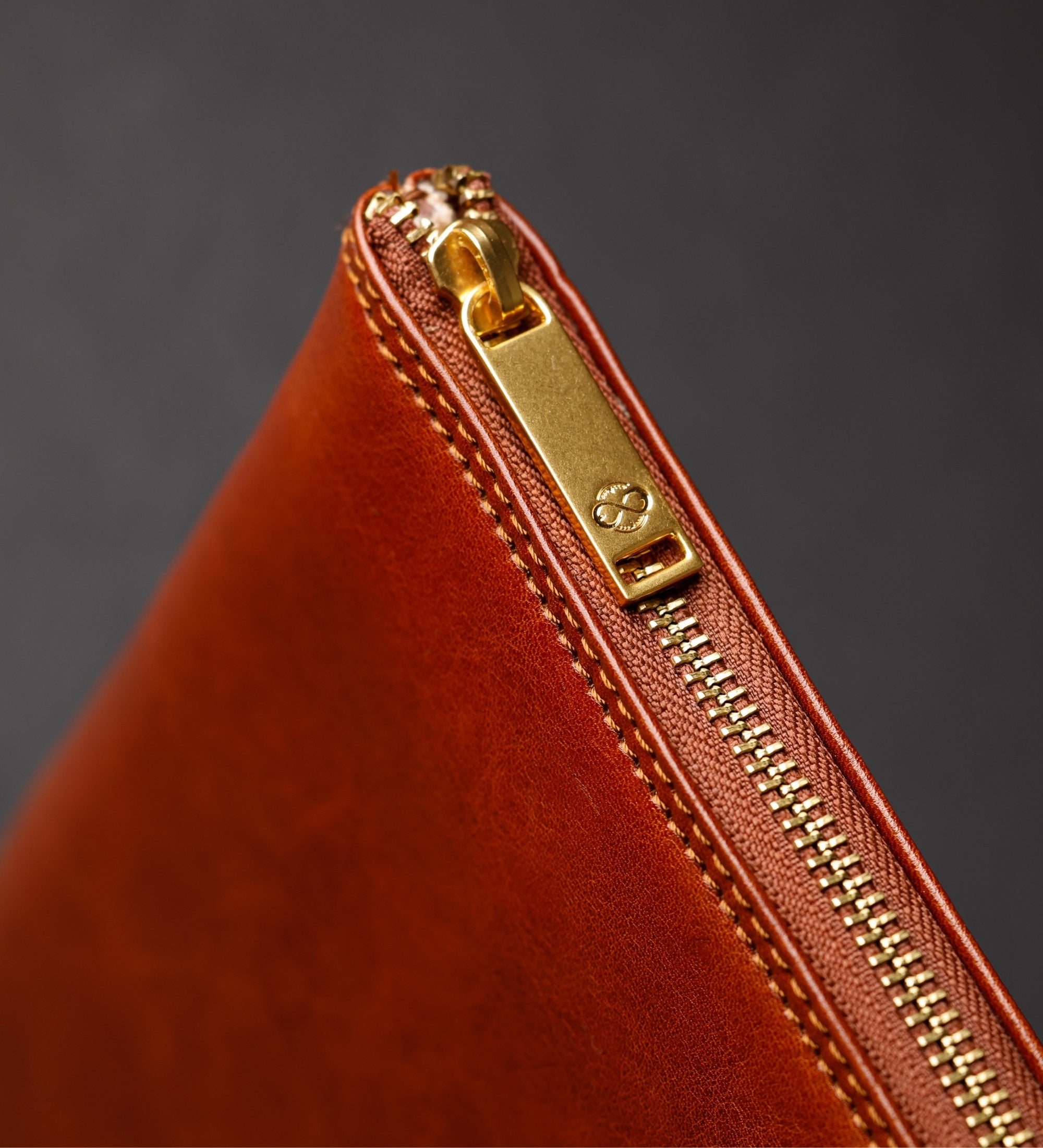 Grote leren clutch compacte handtas voor heren - The Brothers Karamazov