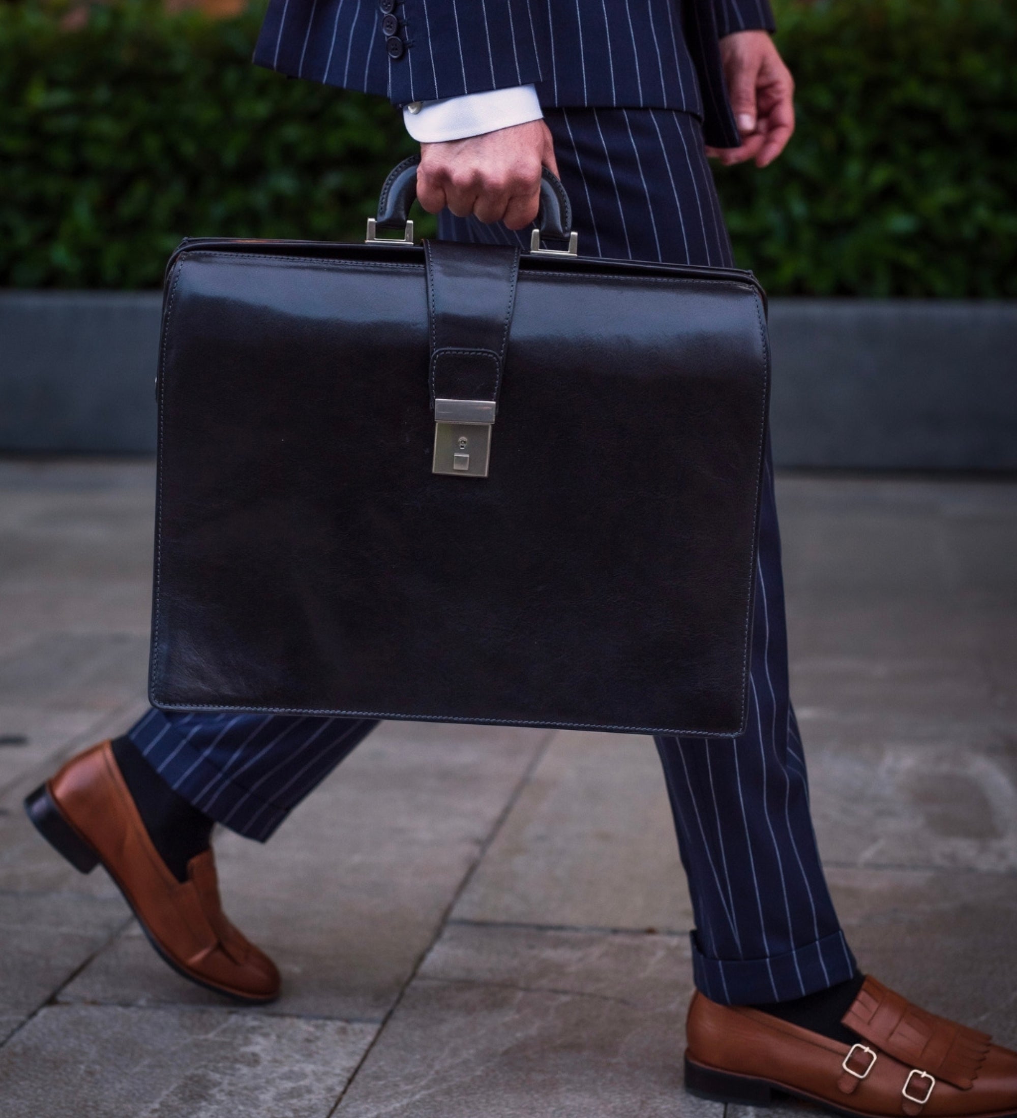 Grote leren aktetas - The Firm