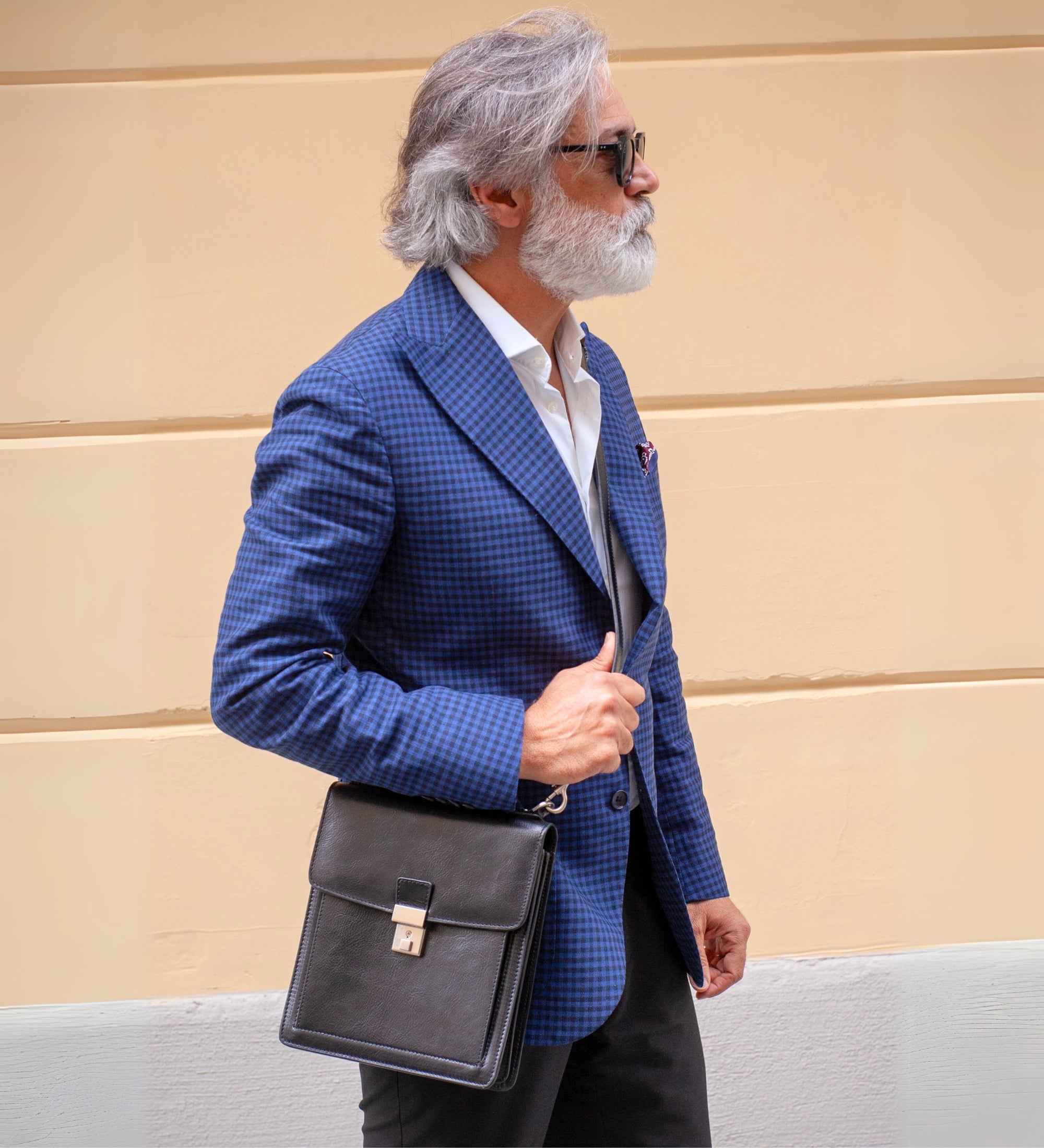 Kleine leren aktetas - Walden