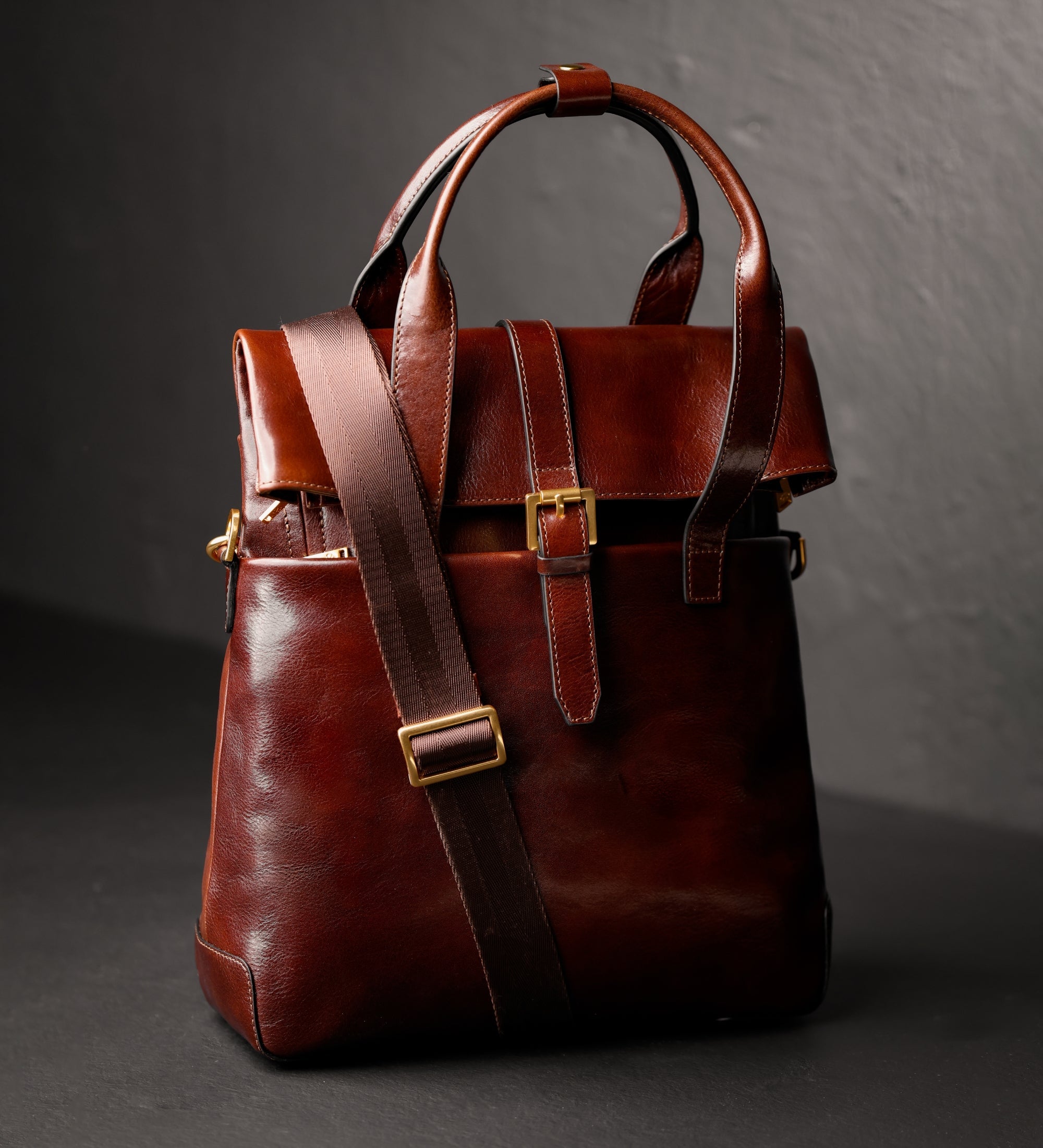 Veelzijdige leren rugtas - The Awakening