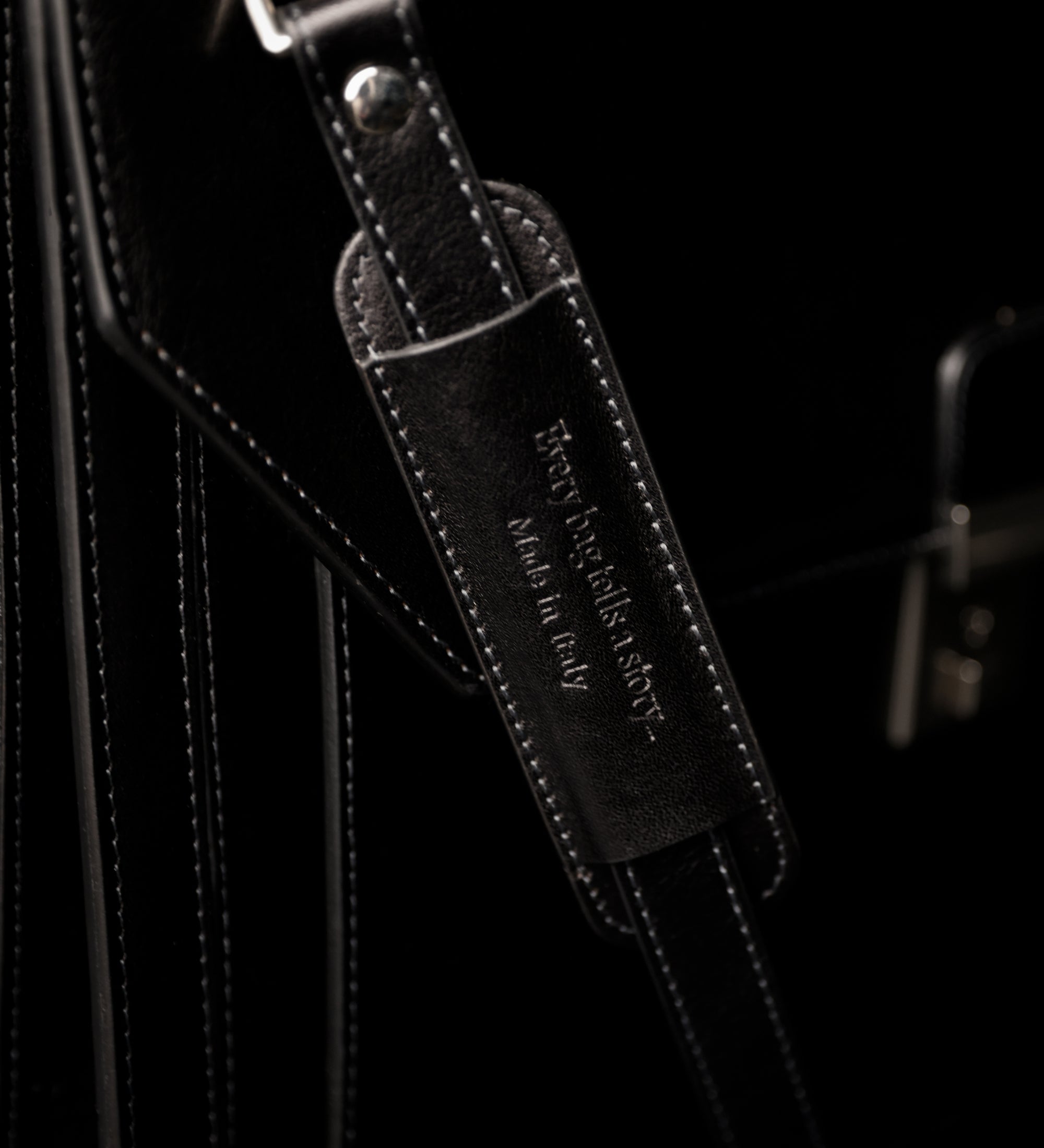 Grote leren aktetas - Invisible Man