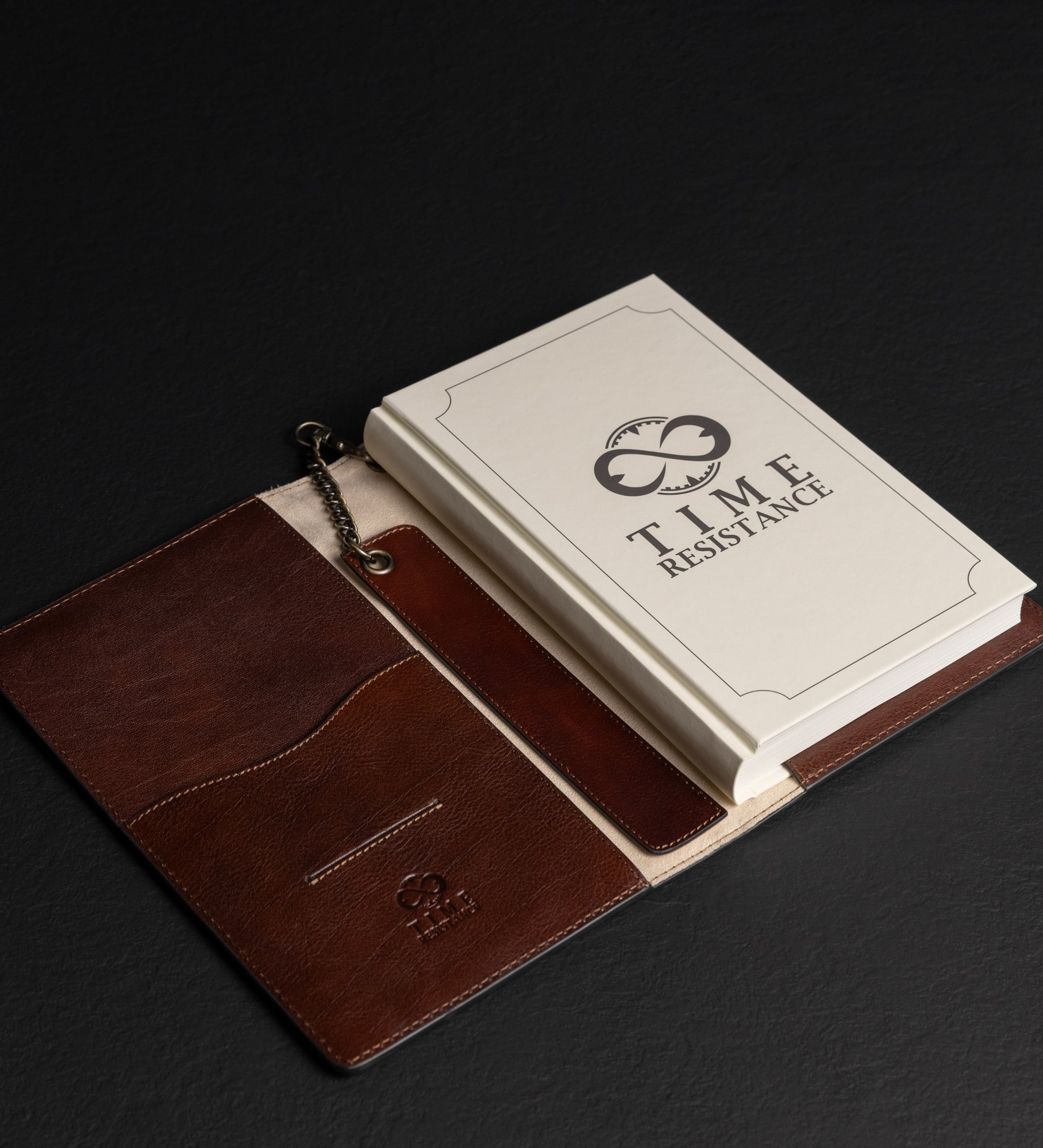 Leren notitieboek met navulbaar A5 notitieblok - The Diary of a Nobody