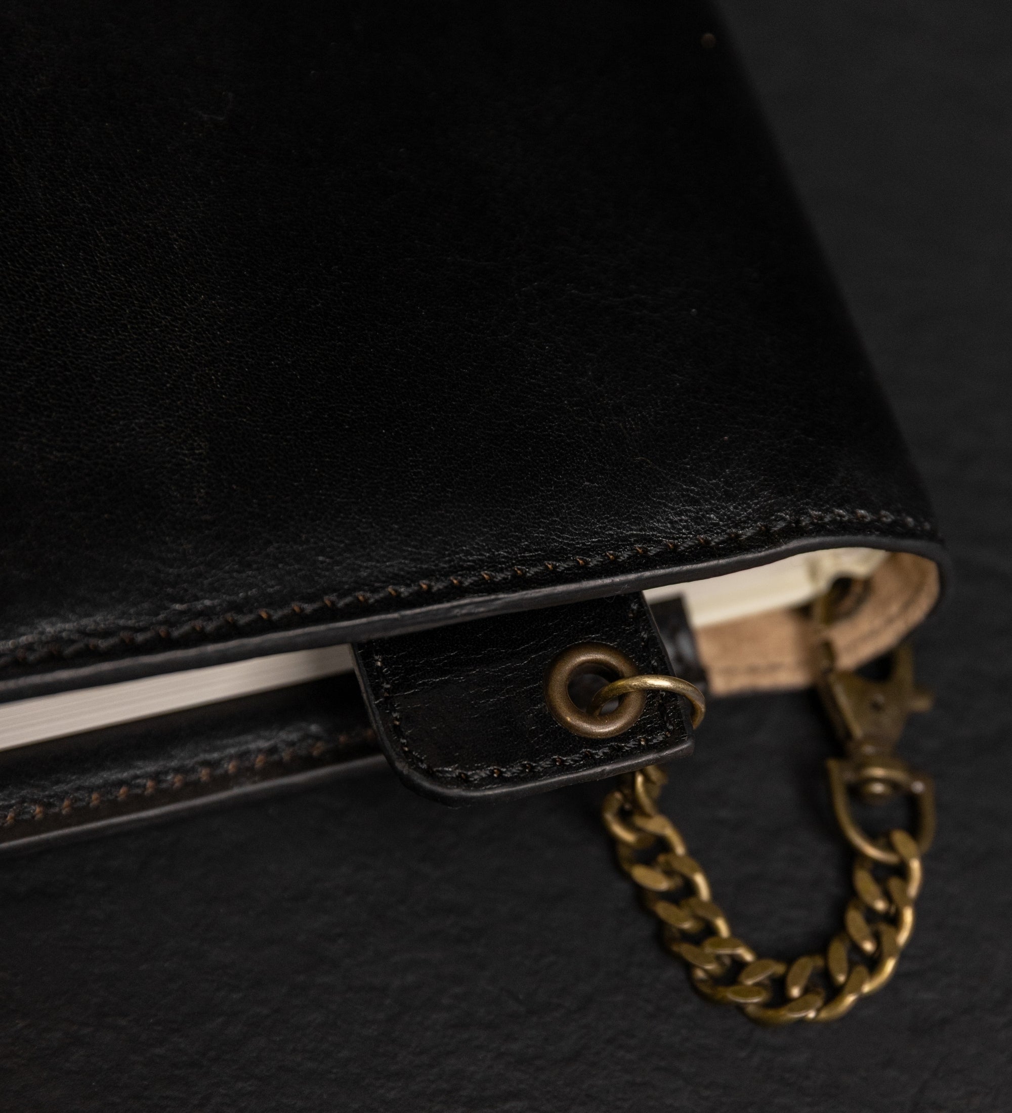 Leren notitieboek met navulbaar A5 notitieblok voor dames - The Diary of a Nobody