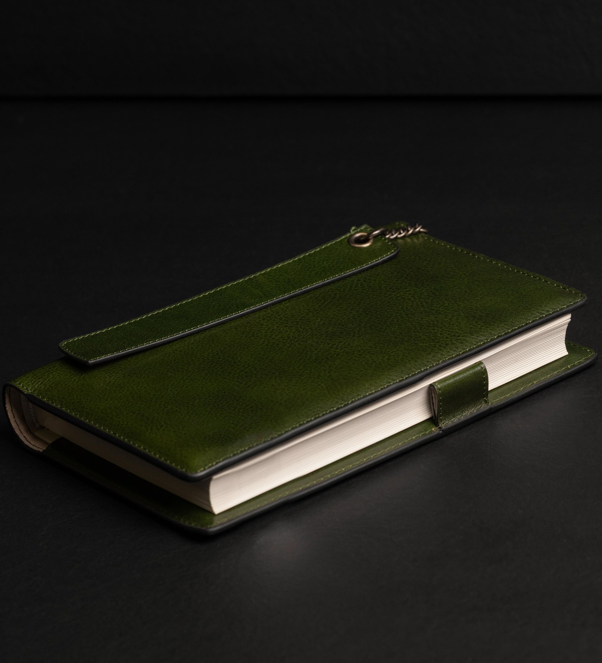 Leren notitieboek met navulbaar A5 notitieblok voor dames - The Diary of a Nobody