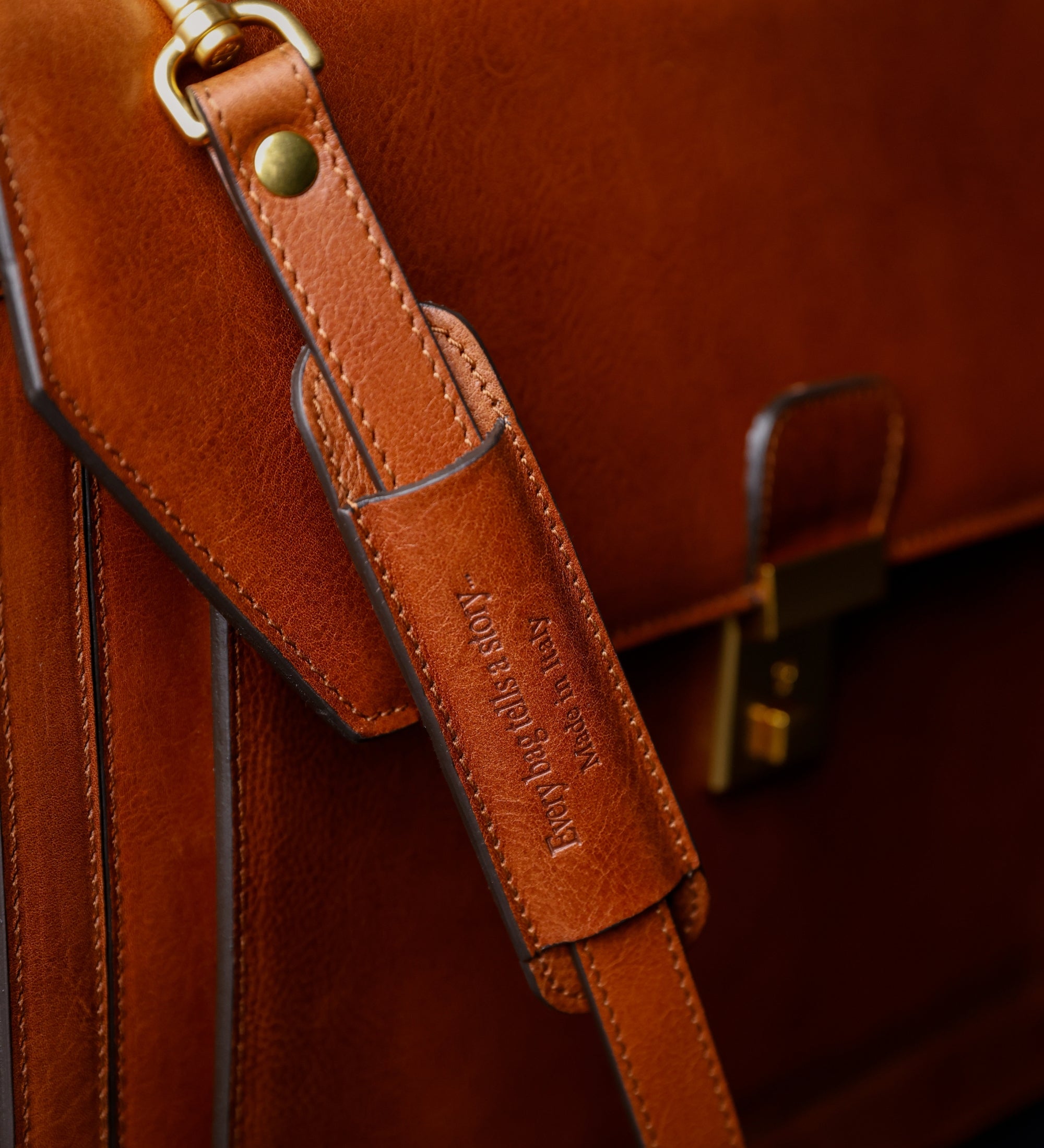 Grote leren aktetas - Invisible Man