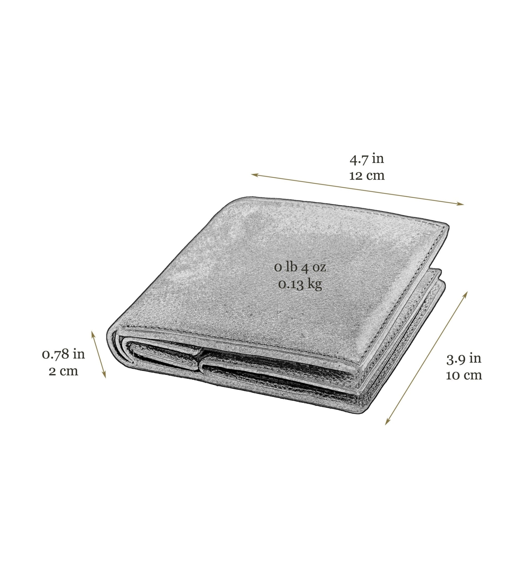 Leren bifold portemonnee - Daniel