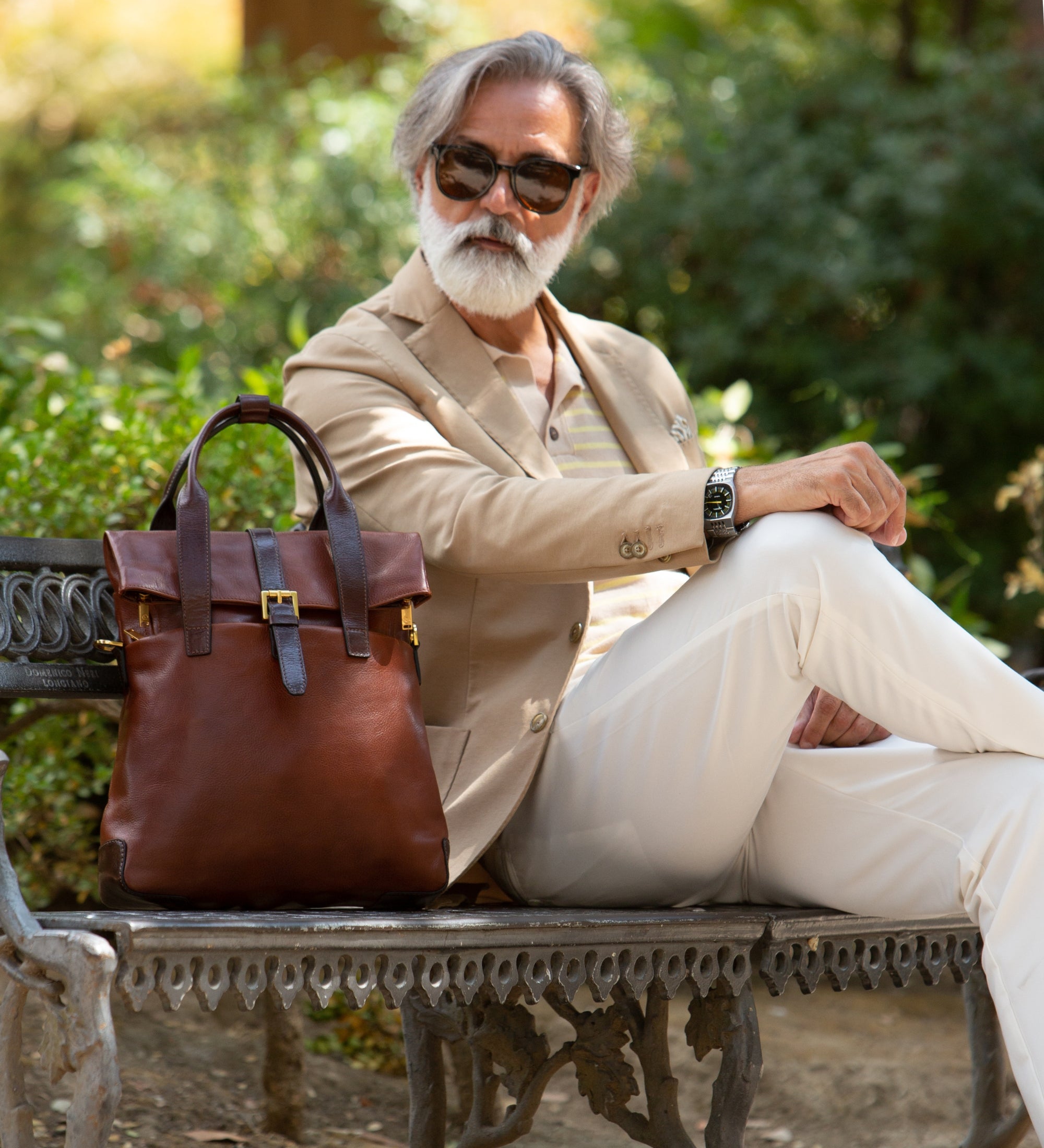 Veelzijdige leren rugtas - The Awakening