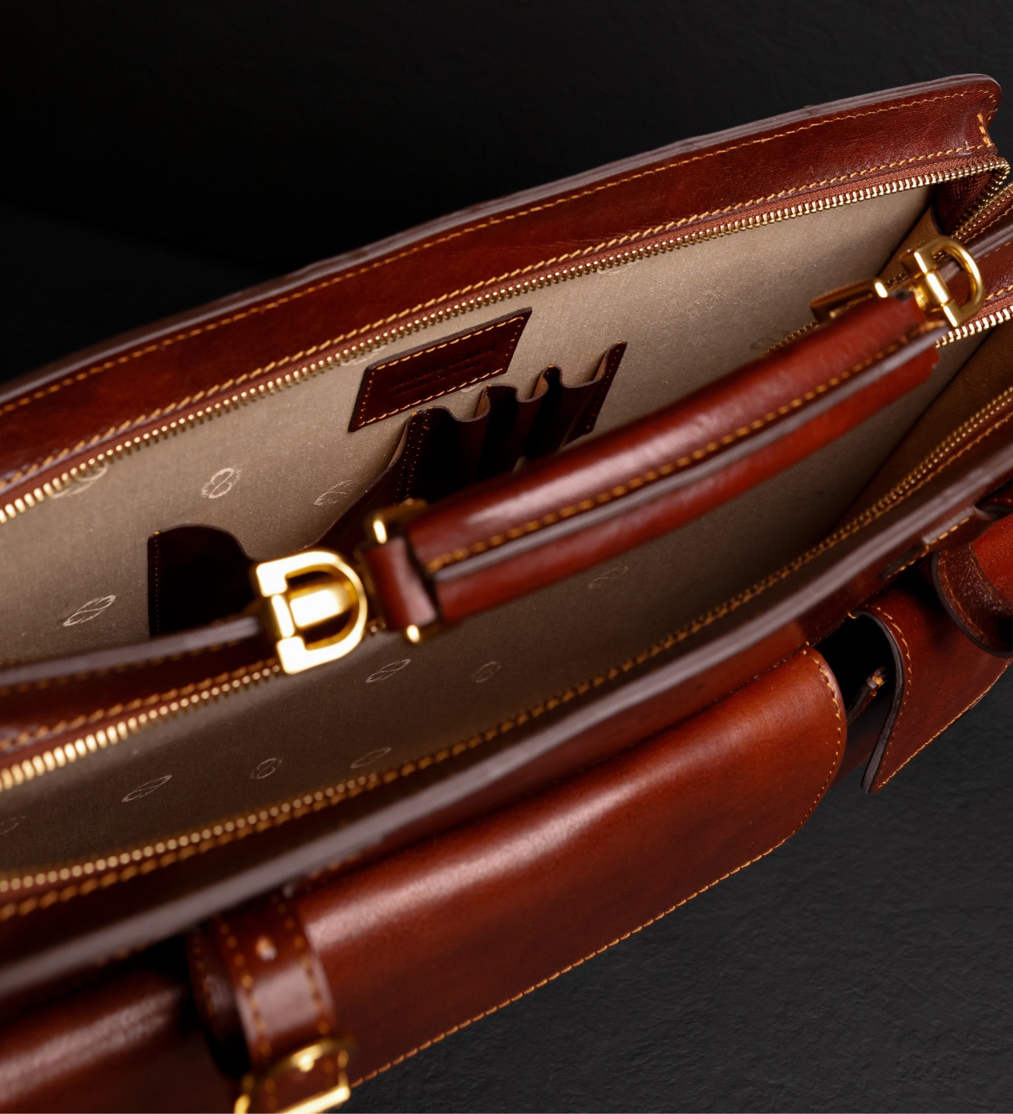 Leren satchel tas aktetas - The Prophet