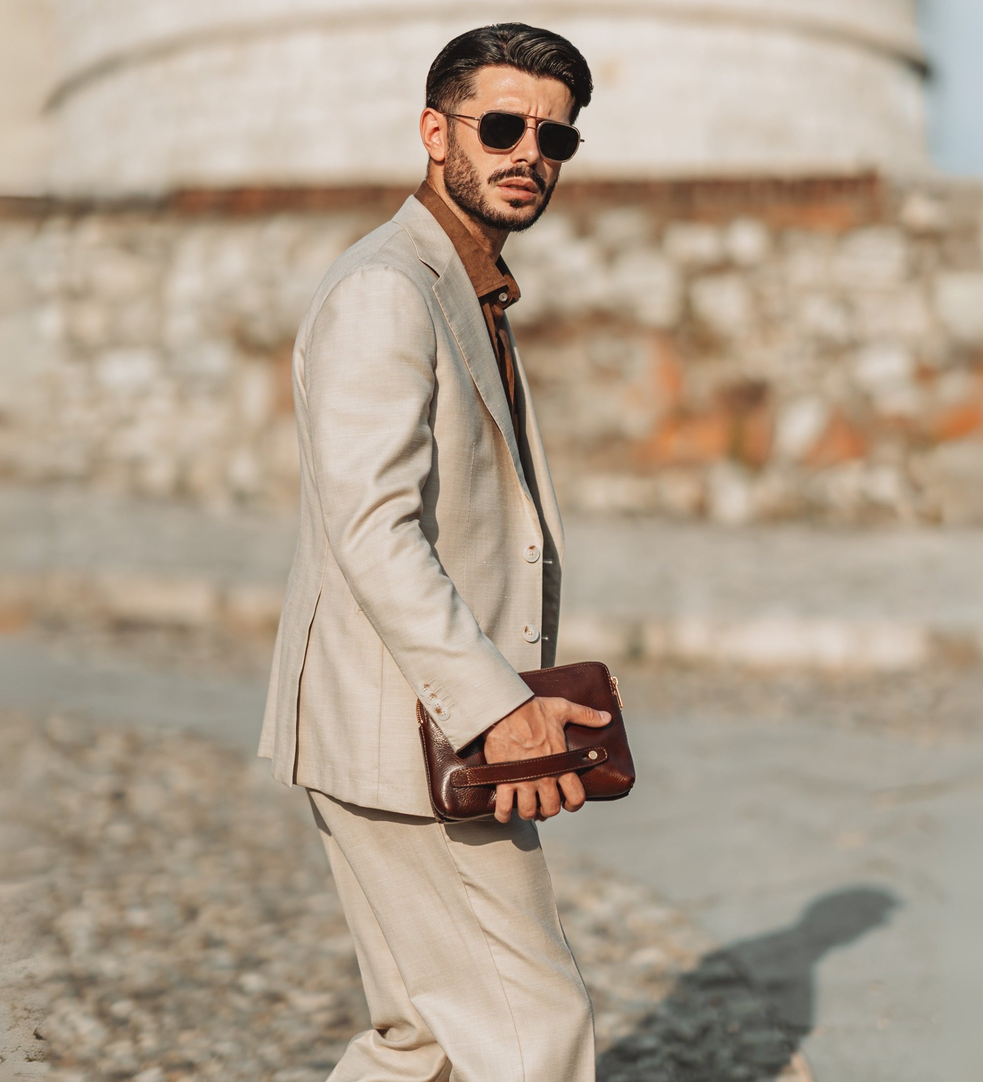 Leren clutch - Ulysses