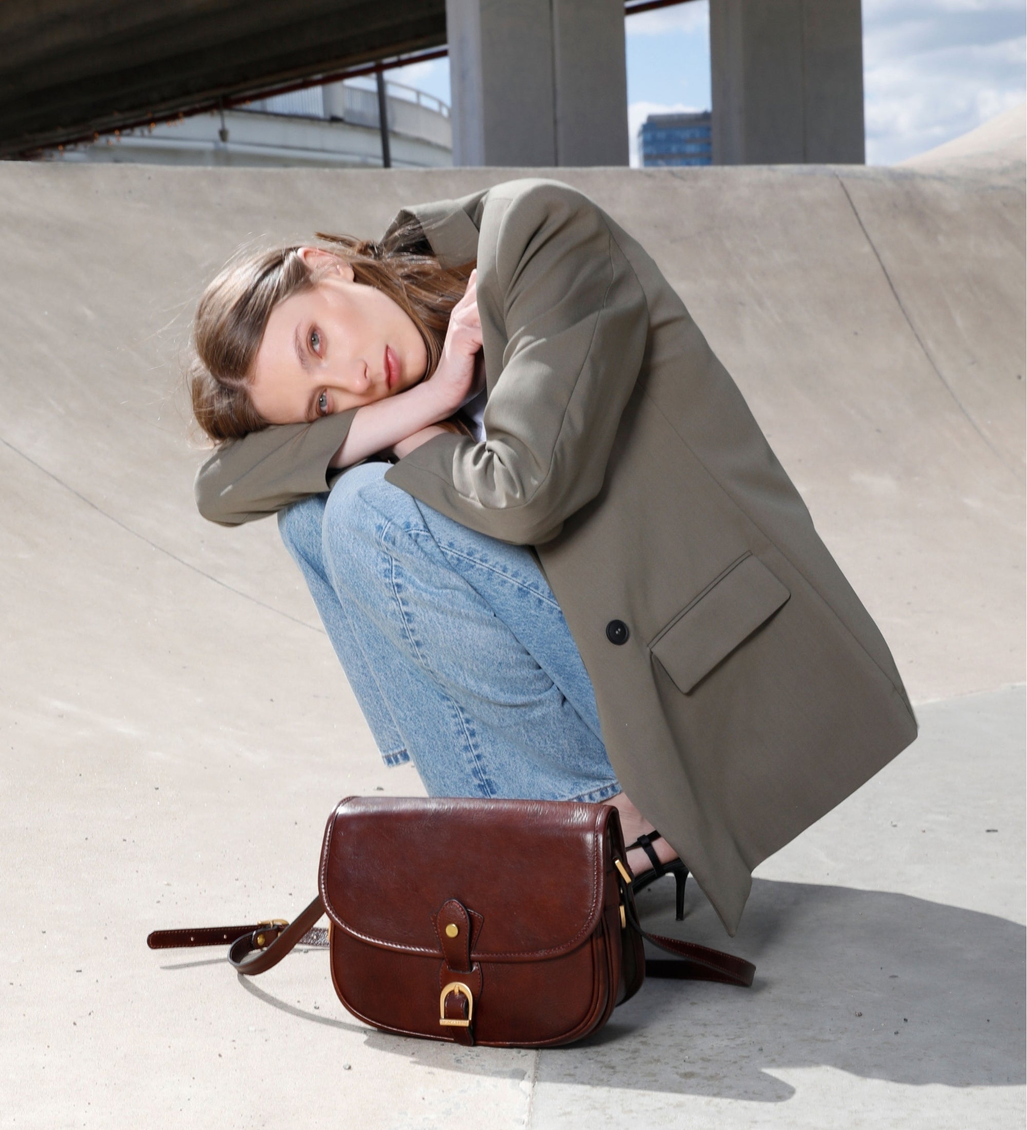 Leren zadeltas voor dames - Women In Love