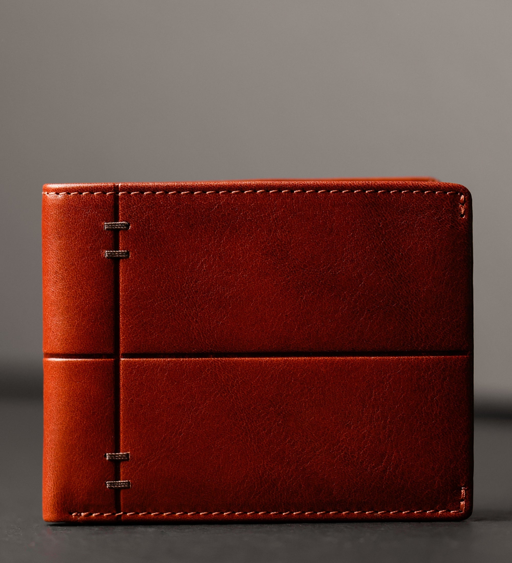 Leren bifold portemonnee - Poetic Justice