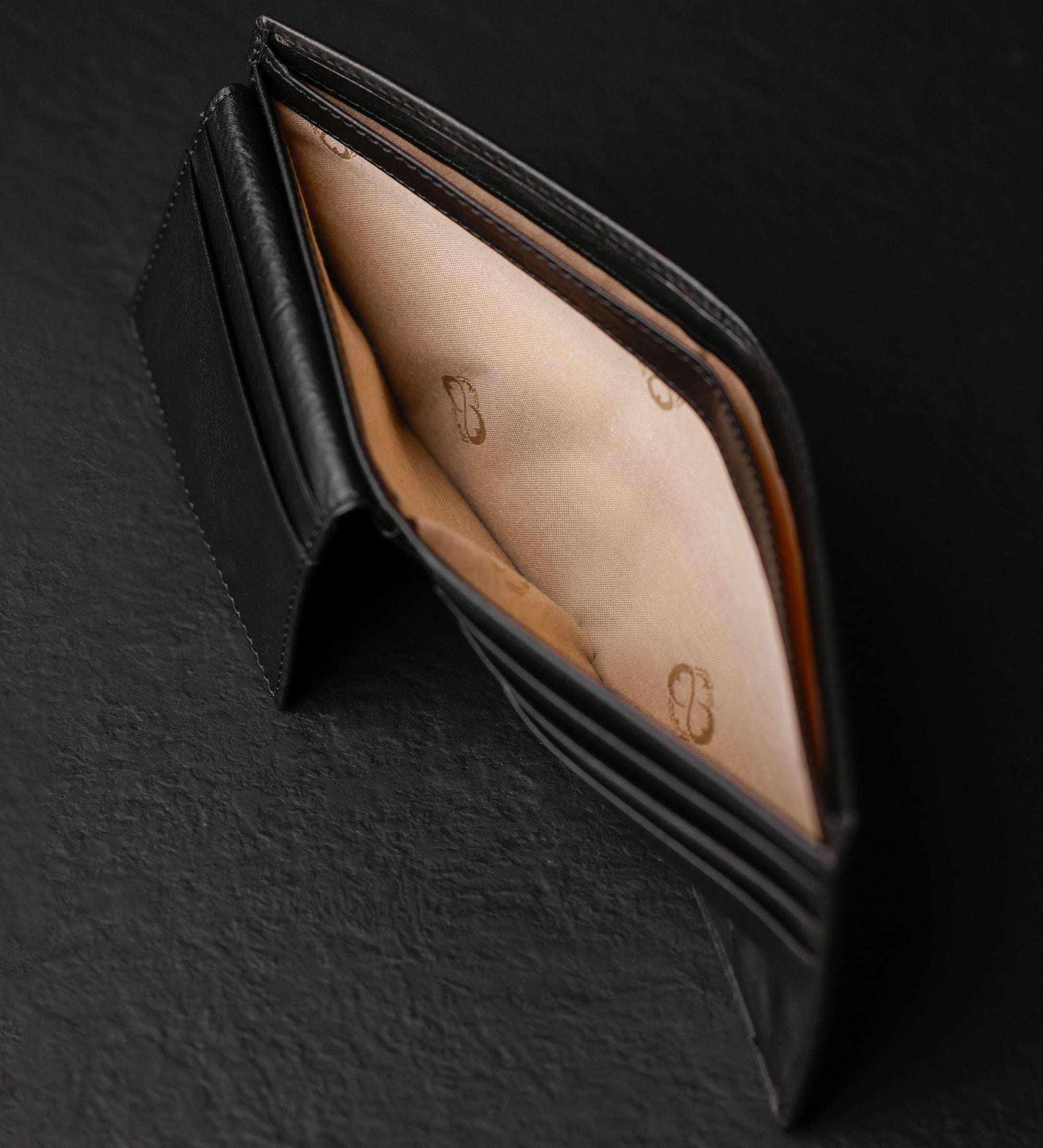 Leren bifold portemonnee - Poetic Justice