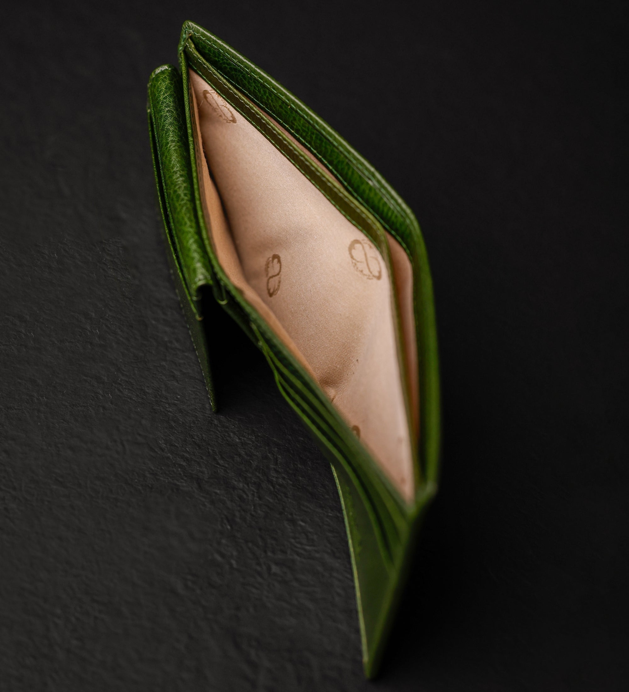 Leren bifold portemonnee - Poetic Justice