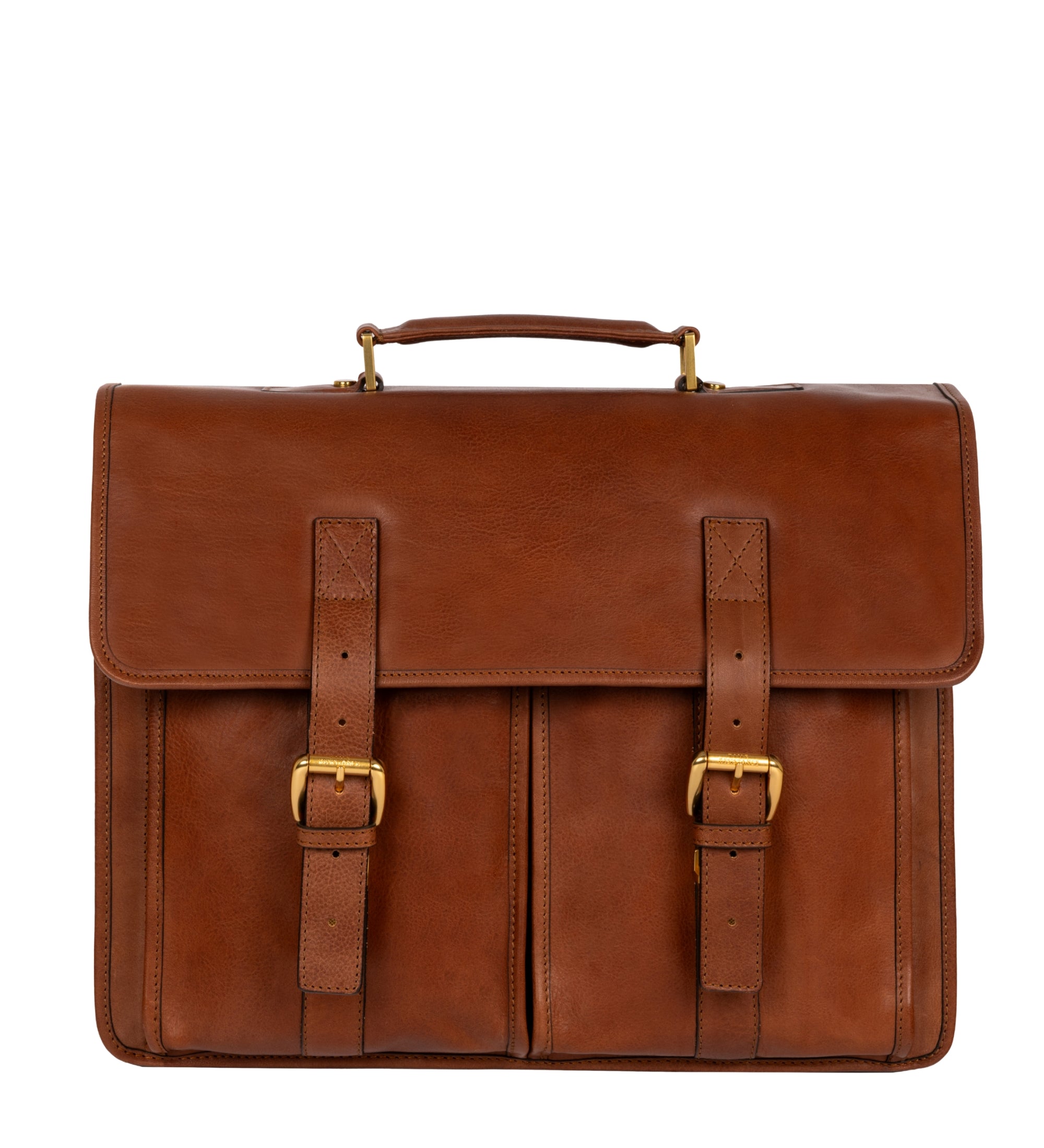 Leren aktetas satchel tas - The Time Machine