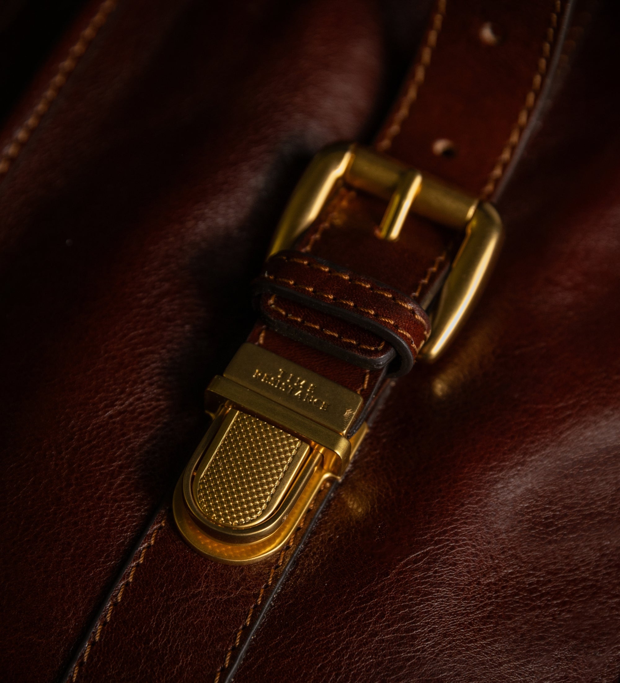 Leren aktetas satchel tas - The Time Machine